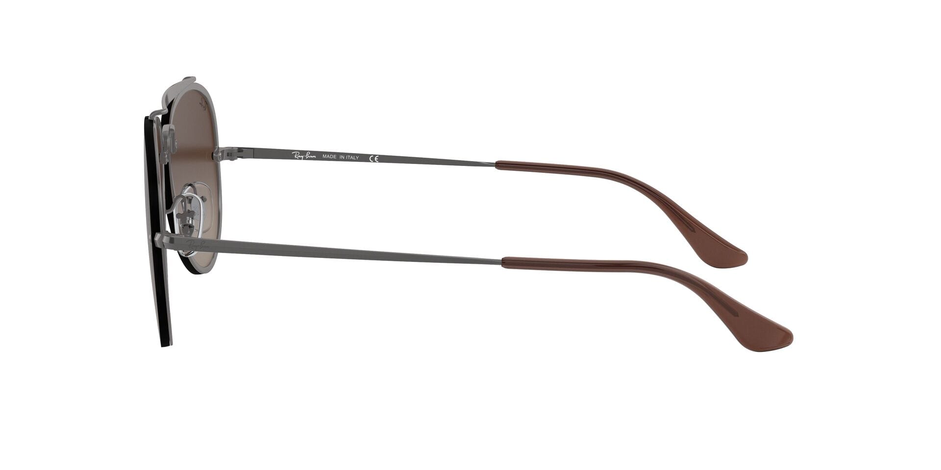 Rayban RB3584N Sunglass Gun Metal Male Full Metal Sunglass — Gun Metal frame — view 3
