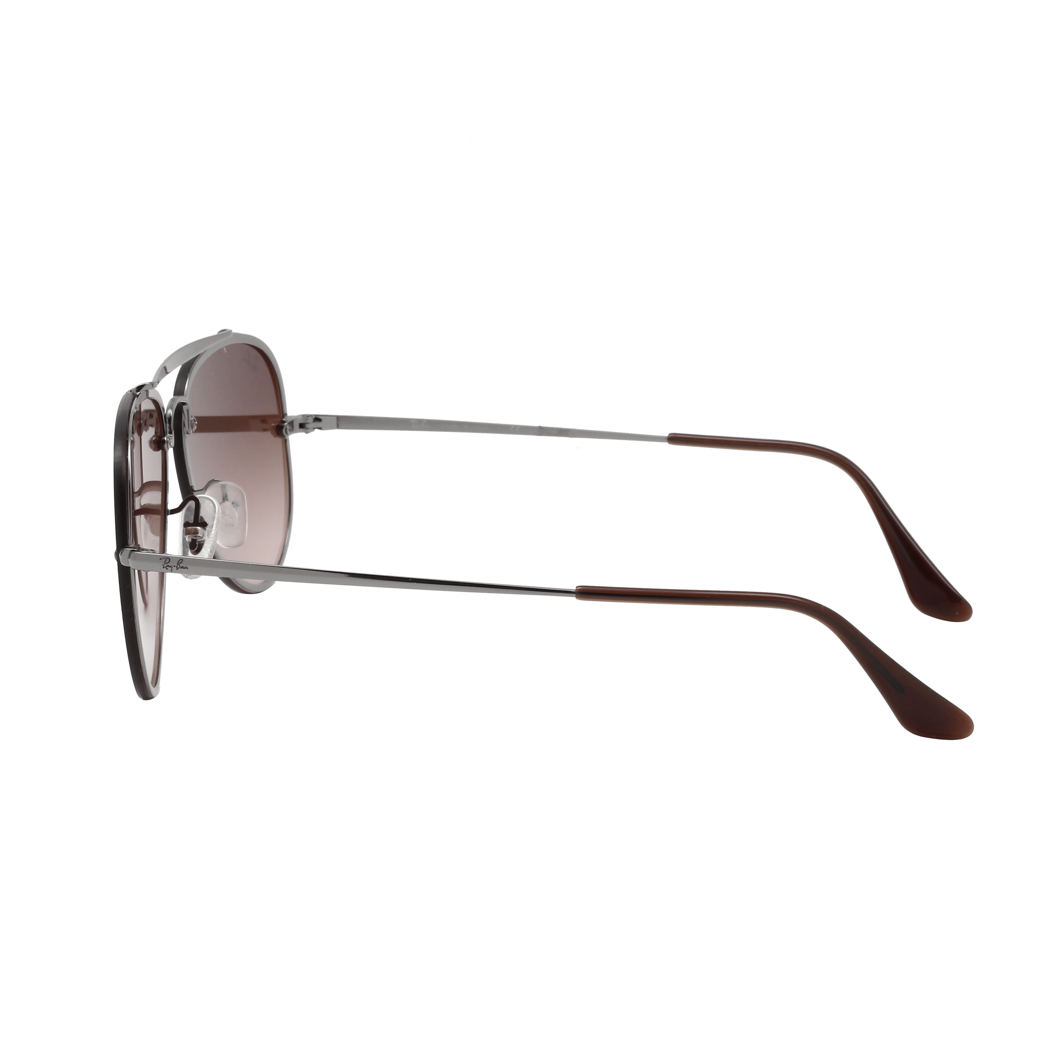 Rayban RB3584N Sunglass Gun Metal Male Full Metal Sunglass — Gun Metal frame — view 6