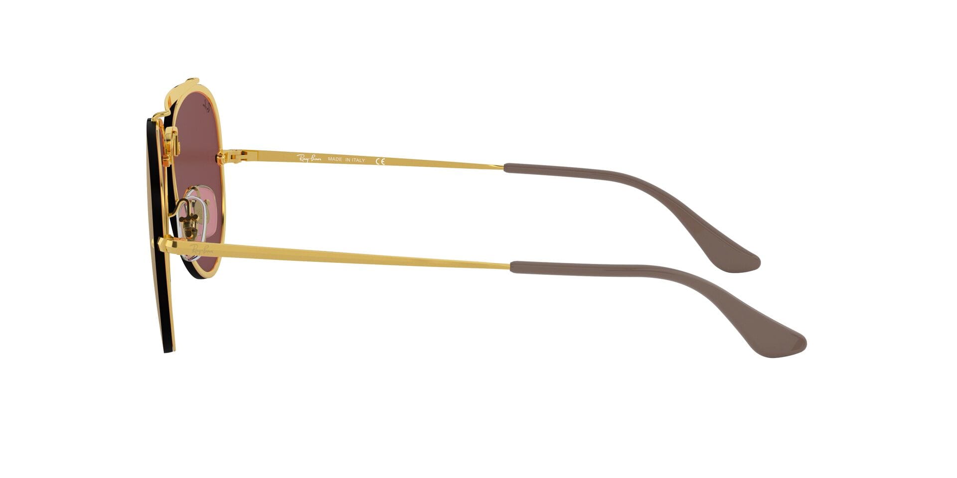 Rayban RB3584N Sunglass Gold Male RimLess Metal Sunglass — view 4