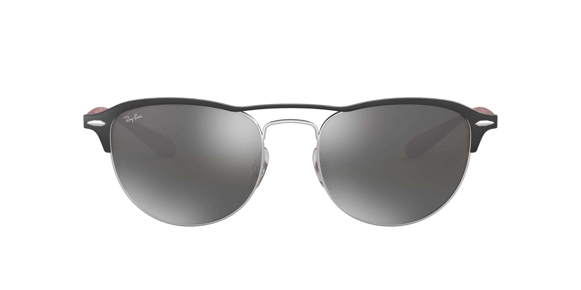 Rayban RB 3596 Sunglass Silver Male Full Shell Sunglass — Silver frame — view 2