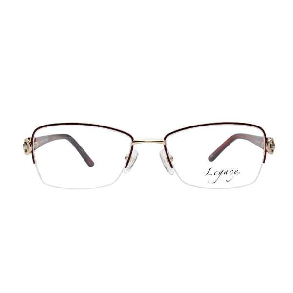 Inspira 3415D/3415N Frame Maroon Female Supra Metal Frame — Maroon frame — view 2