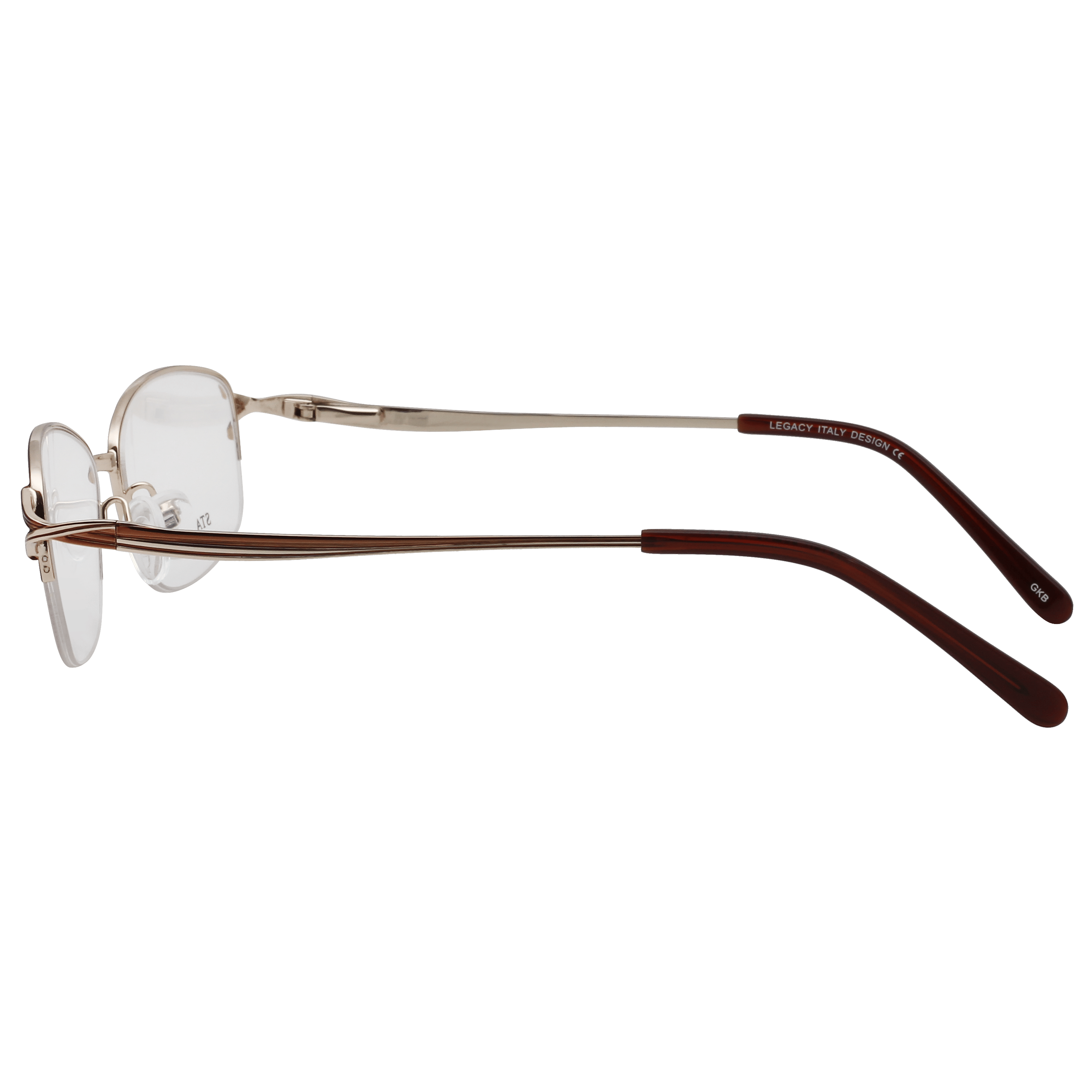 Inspira 8815D/8815N Frame Brown Female Supra Metal Frame — Brown frame — view 6