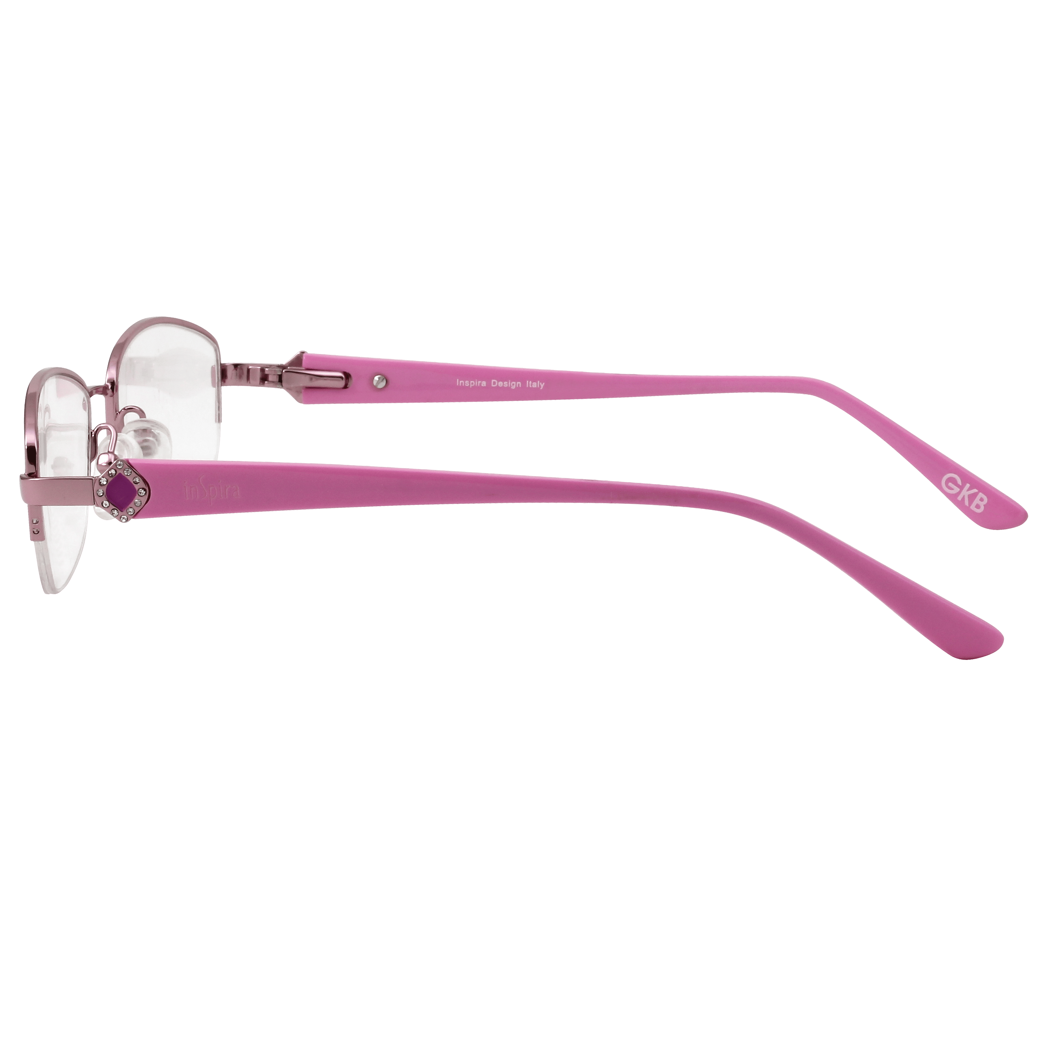 Inspira CR1101/3316CO/3316D Frame Pink Female Supra Shell Frame — Pink frame — view 6