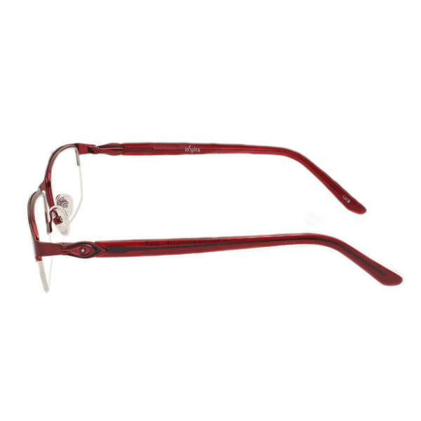 Inspira 4316D Frame Red Female Supra Shell Frame — Red frame — view 3