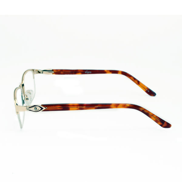 Inspira 4316D Frame Gold Female Supra Shell Frame — Gold frame — view 3
