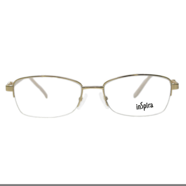 Inspira 1817G Frame Gold Female Supra Metal Frame — Gold frame — view 2