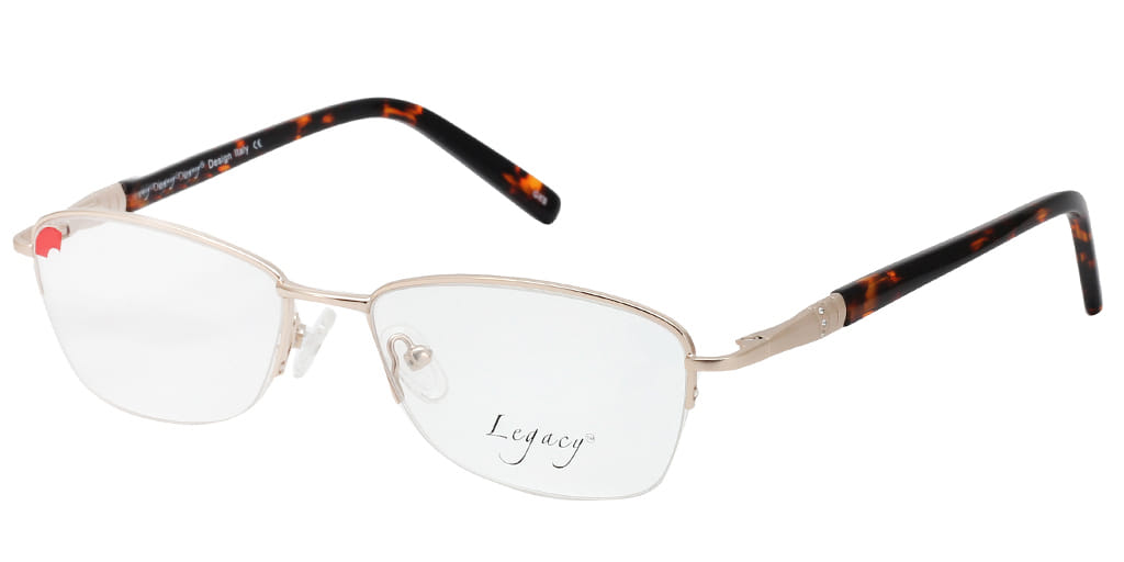 Inspira 2618G Frame Gold Female Supra Metal Frame — view 2