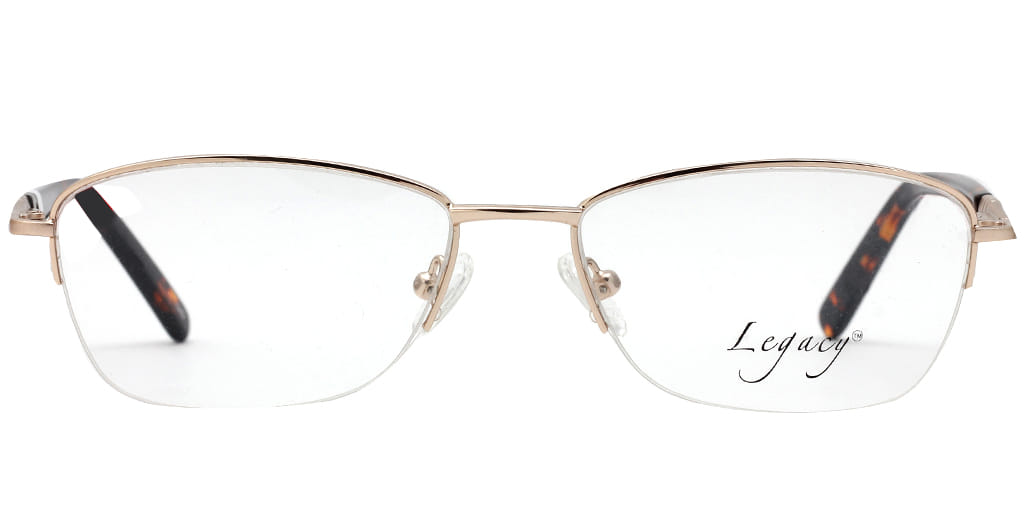 Inspira 2618G Frame Gold Female Supra Metal — Gun Metal frame