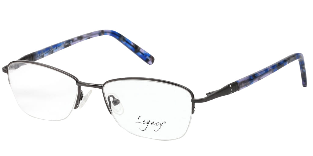 Inspira 2618G Frame Gun Metal Female Supra Metal Frame — Gun Metal frame — view 2