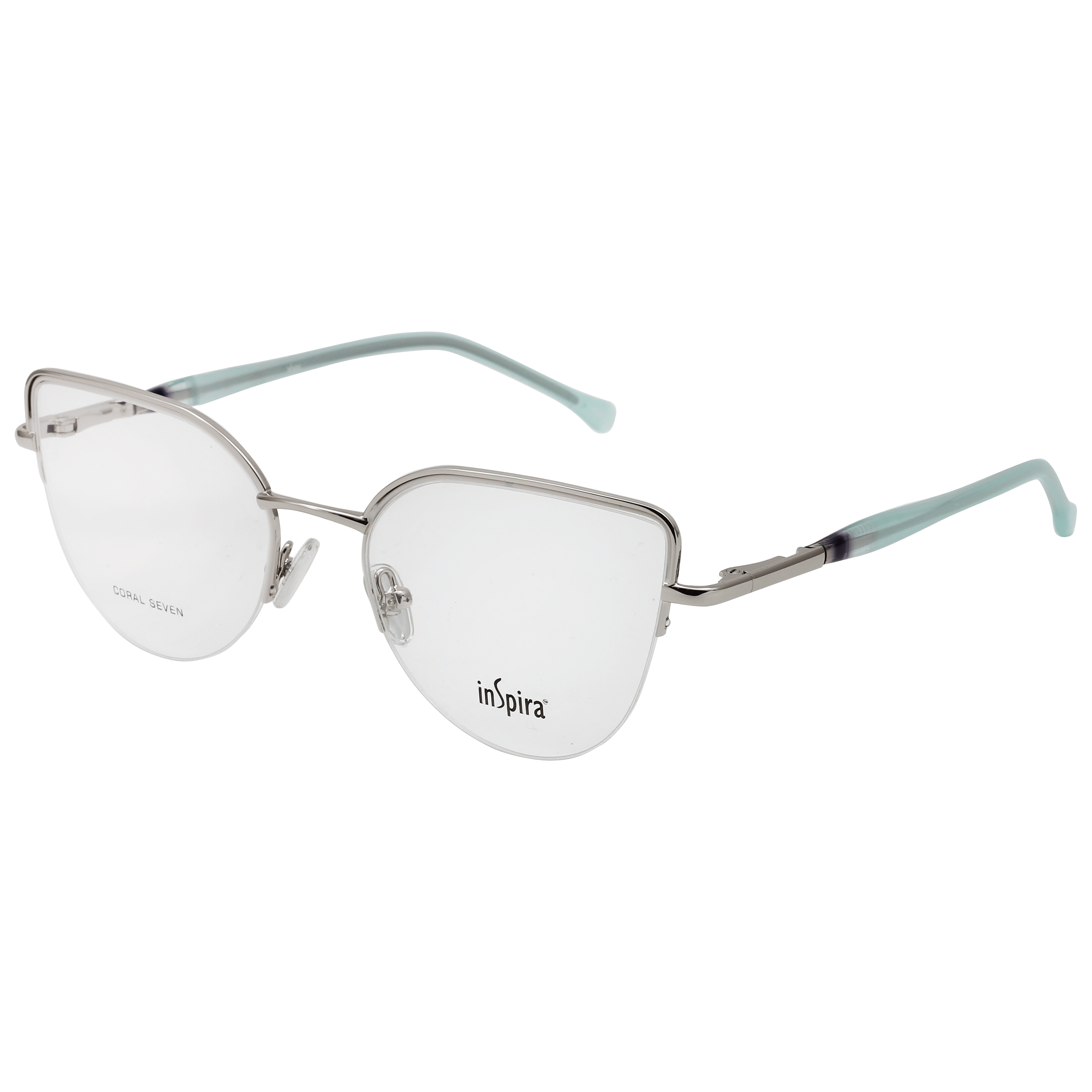 Inspira CORAL SEVEN Frame Silver Female Supra Metal — Silver frame