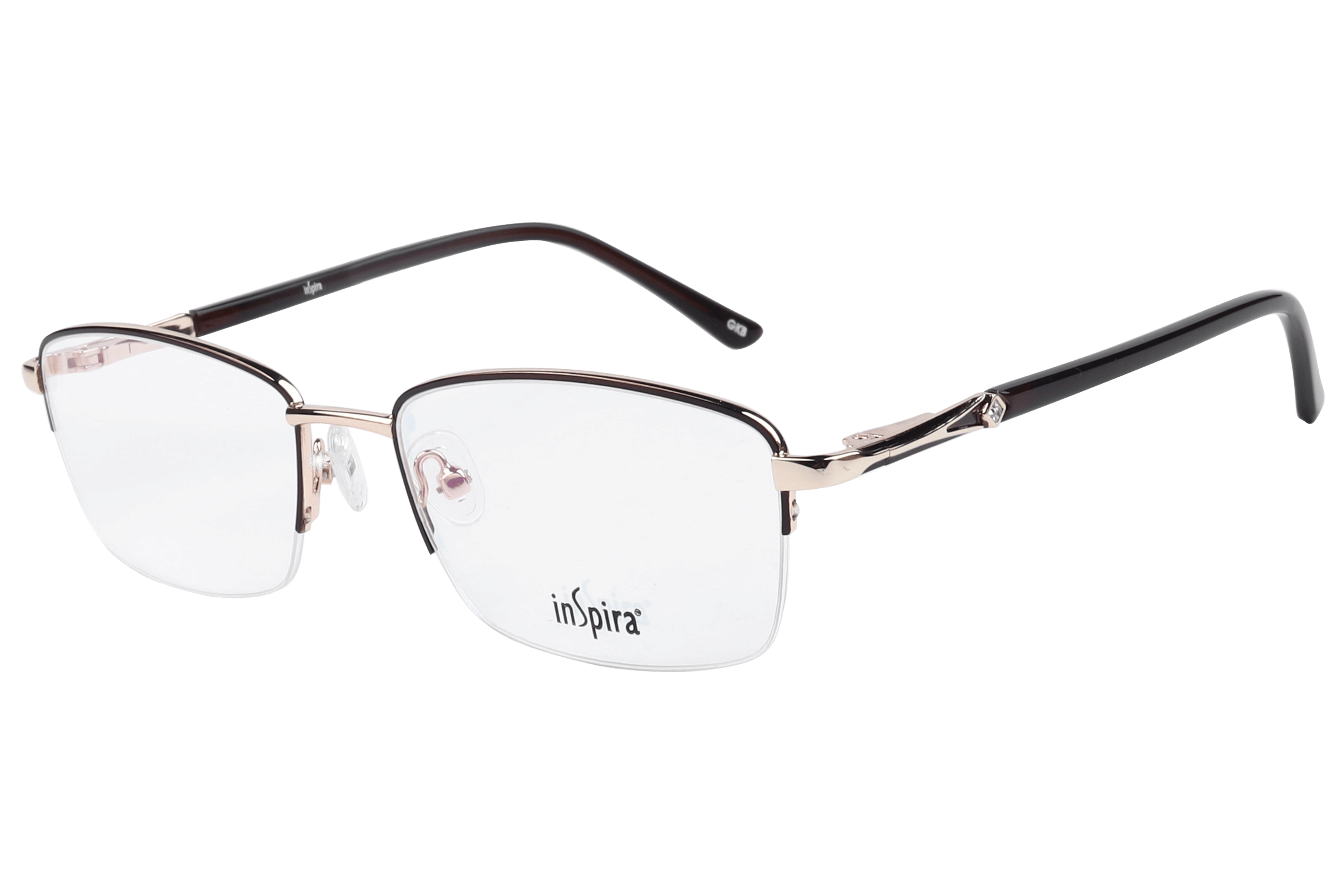Inspira 18220-DY Frame Brown Female Supra Metal