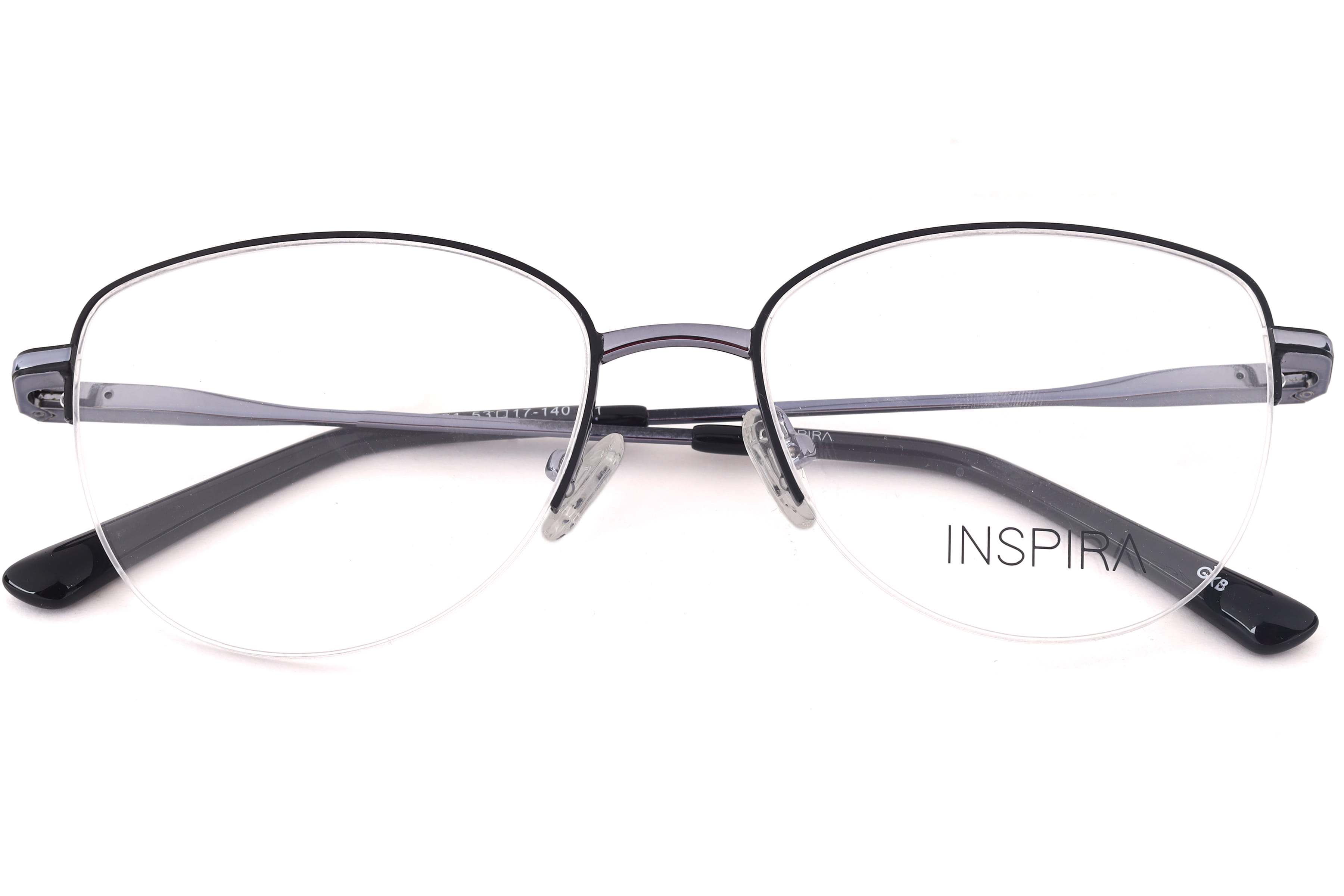 Inspira YJ-0191 Frame Black Female Supra Metal Frame — Black frame — view 4