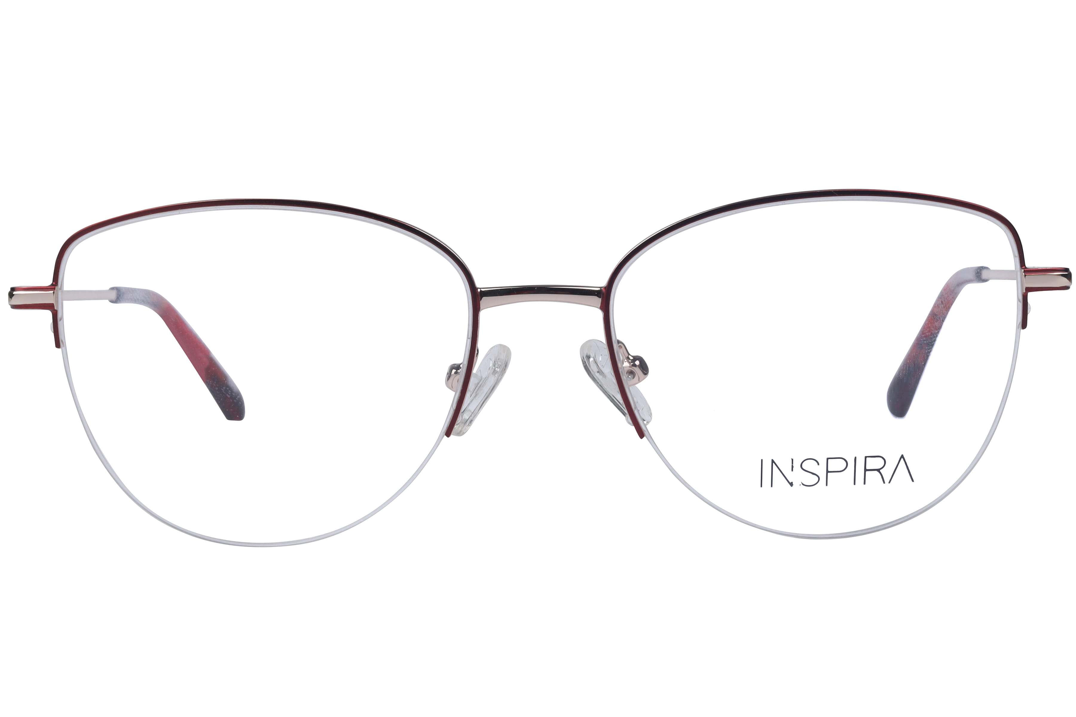 Inspira YJ-01941 Frame Maroon Female Supra Metal — Maroon frame