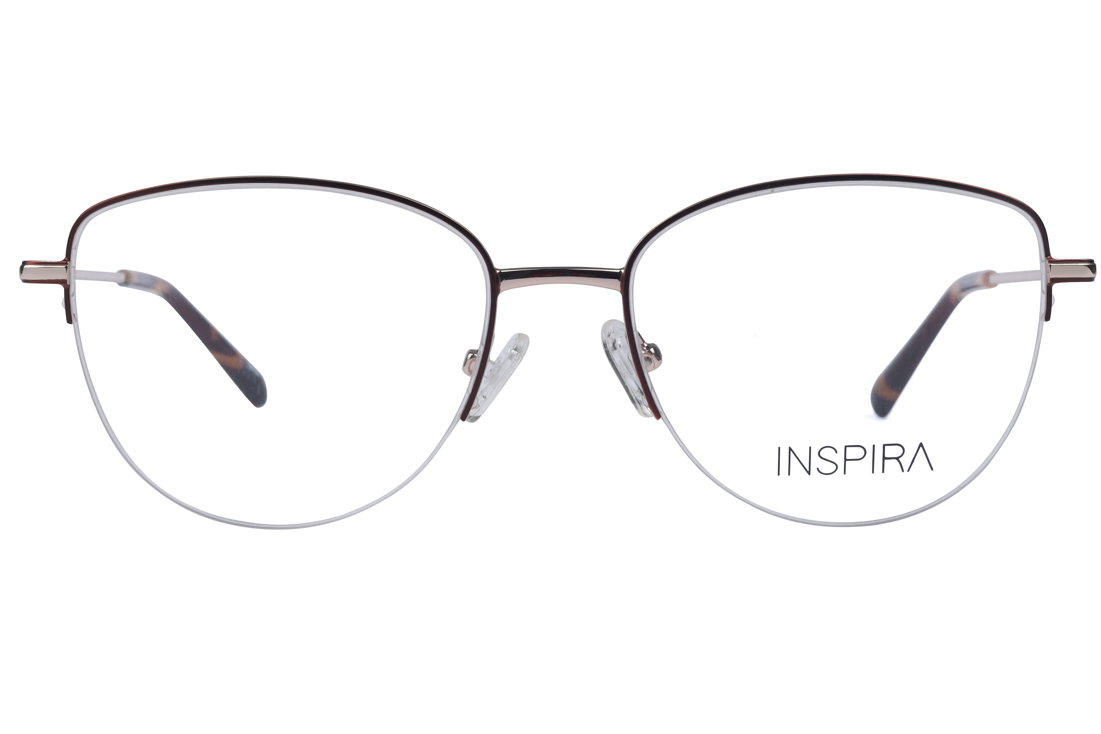 Inspira YJ-0191 Frame Brown Female Supra Metal — Brown frame