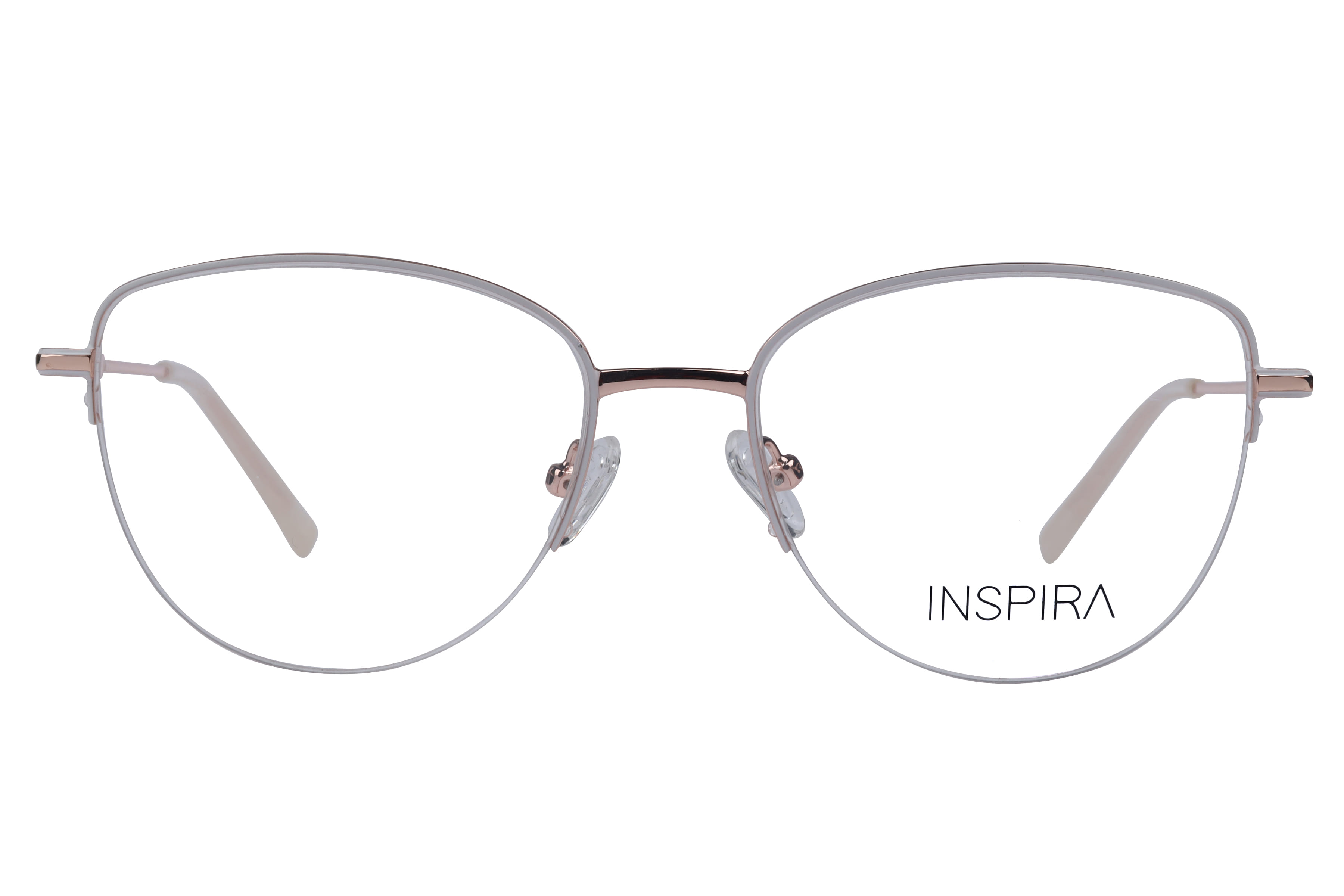 Inspira YJ-0191 Frame White Female Supra Metal — White frame