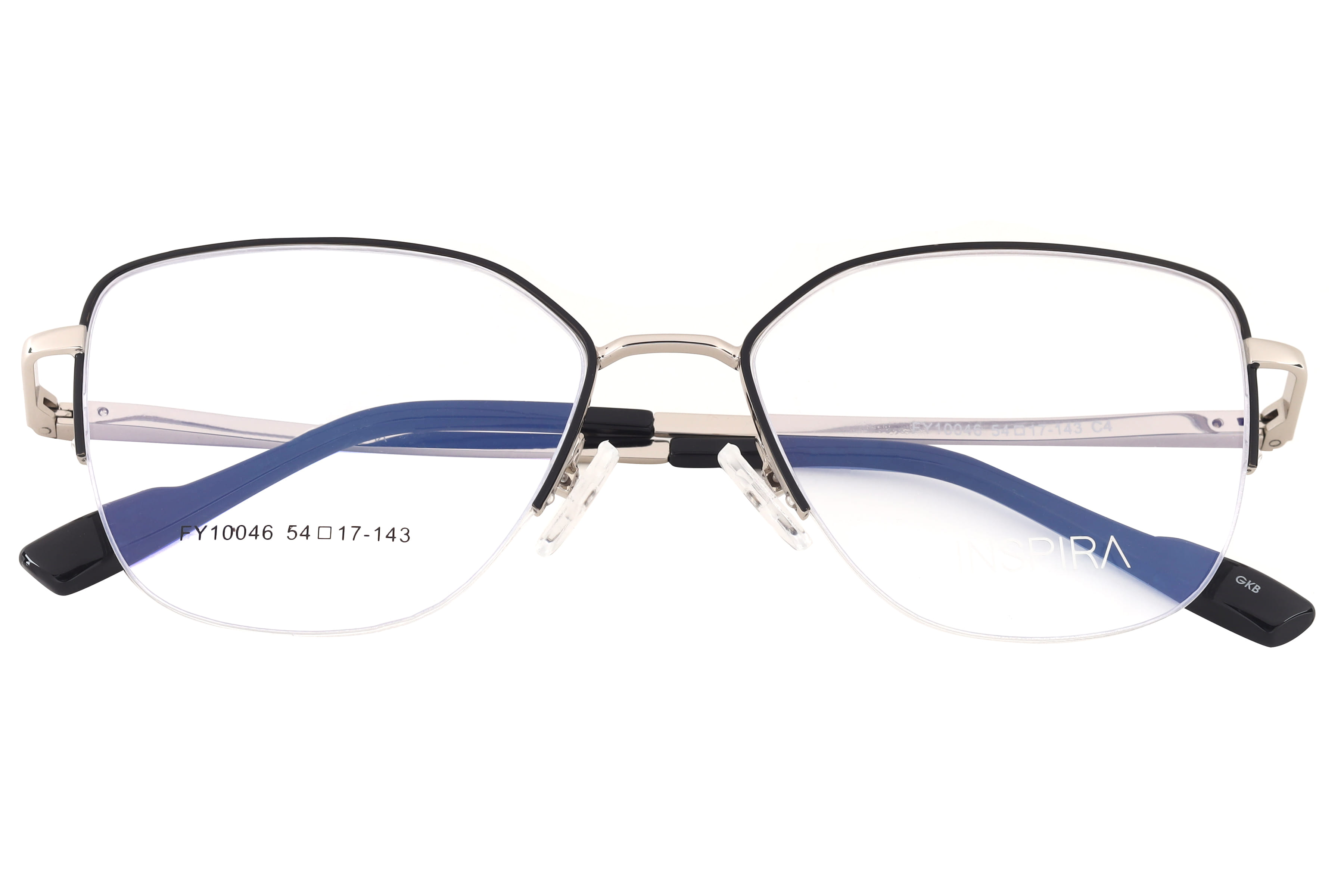 Inspira FY10046 Frame Black Female Supra Metal Frame — Black frame — view 4