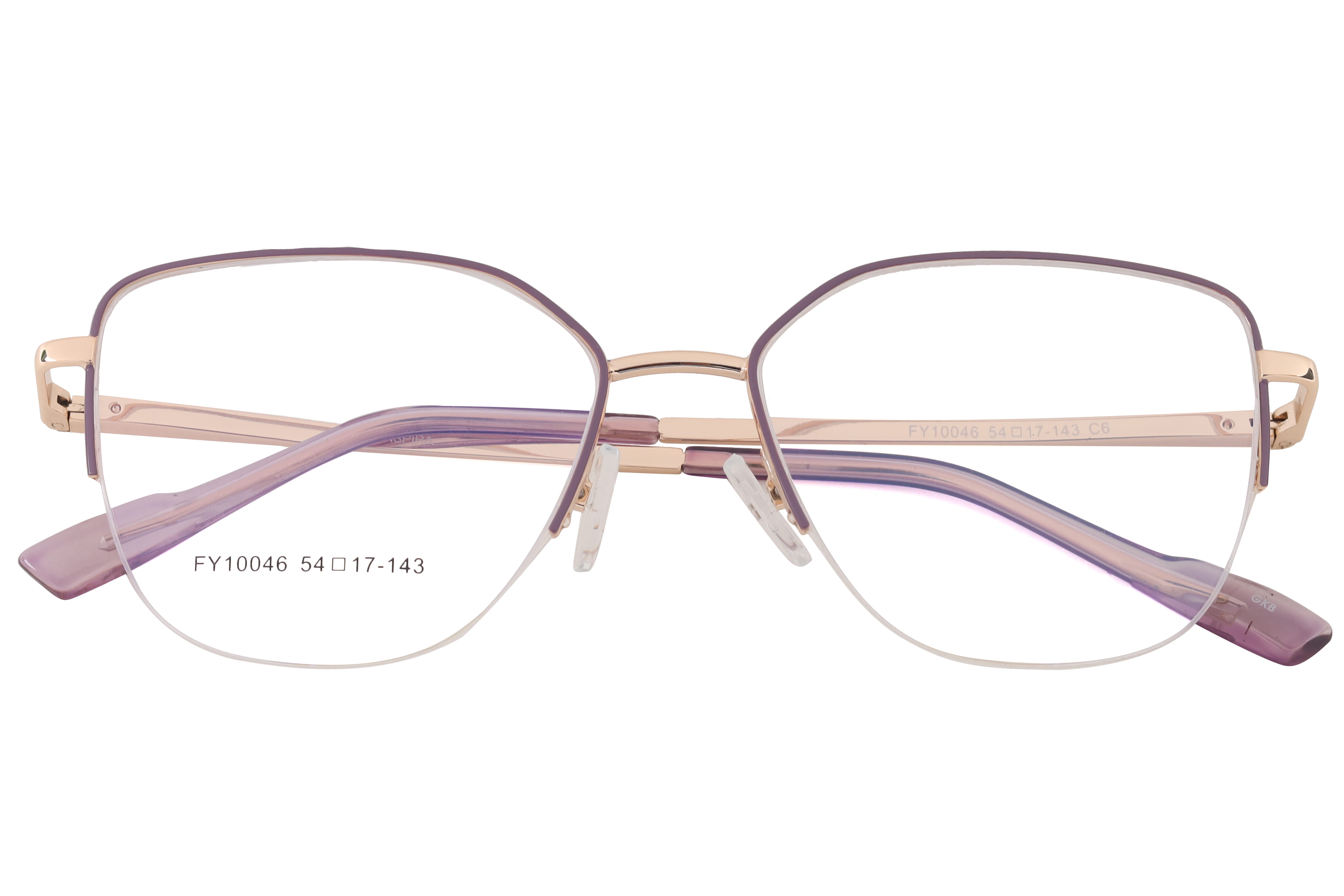 Inspira FY10046 Frame Purple Female Supra Metal Frame — Purple frame — view 3