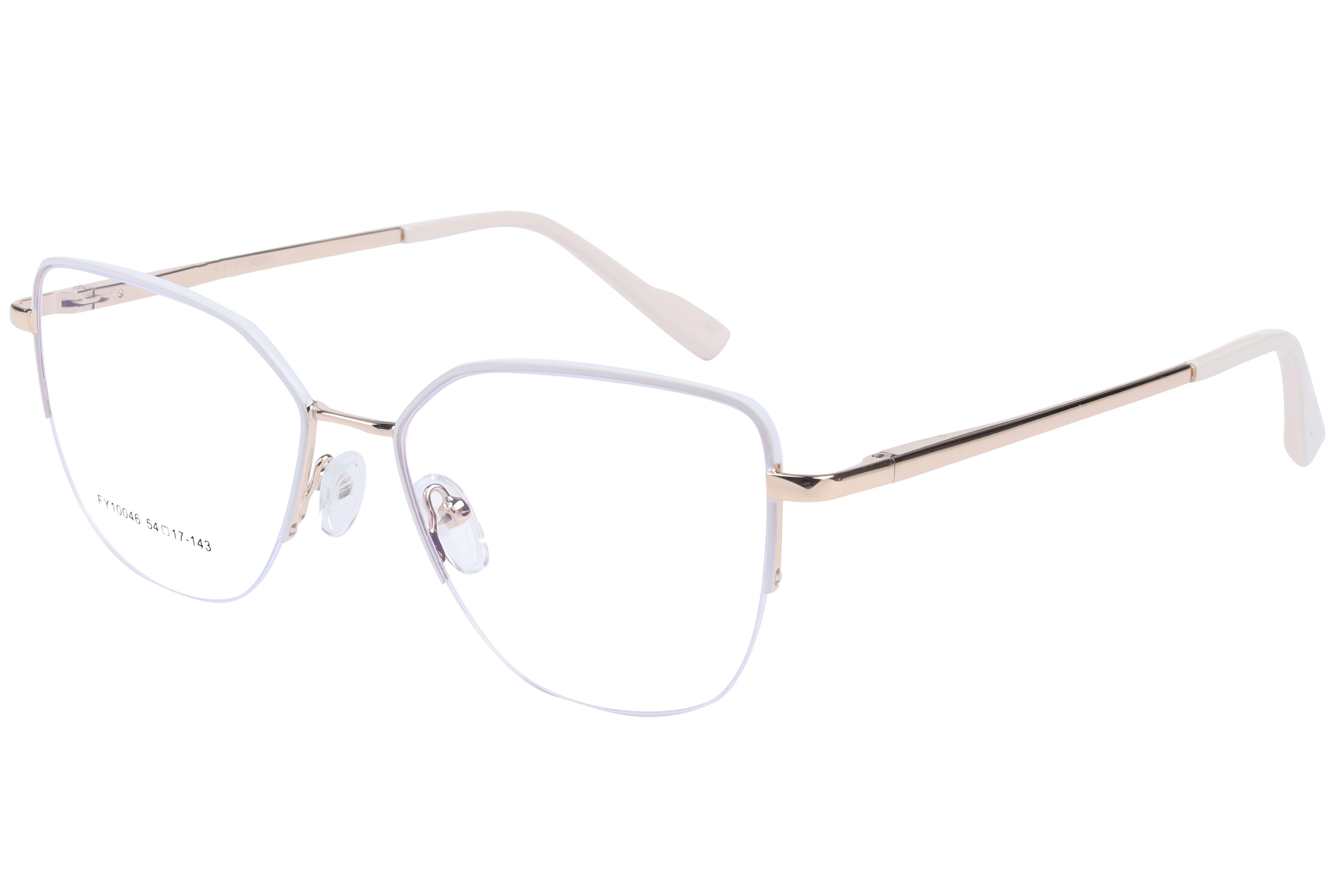 Inspira FY10046 Frame White Female Supra Metal Frame — White frame — view 1