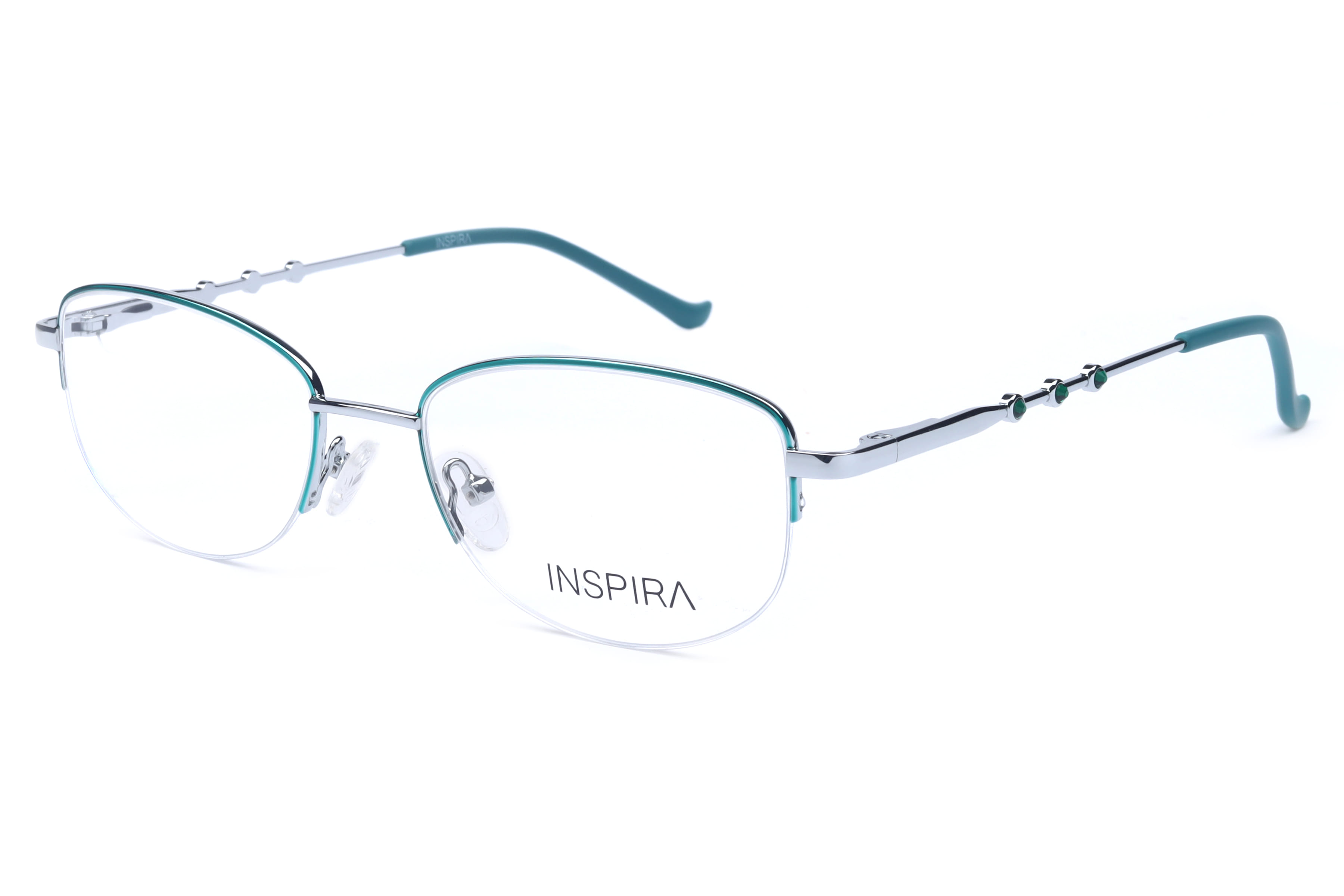 INSPIRA QM609 C5 Frame — Green frame — view 1