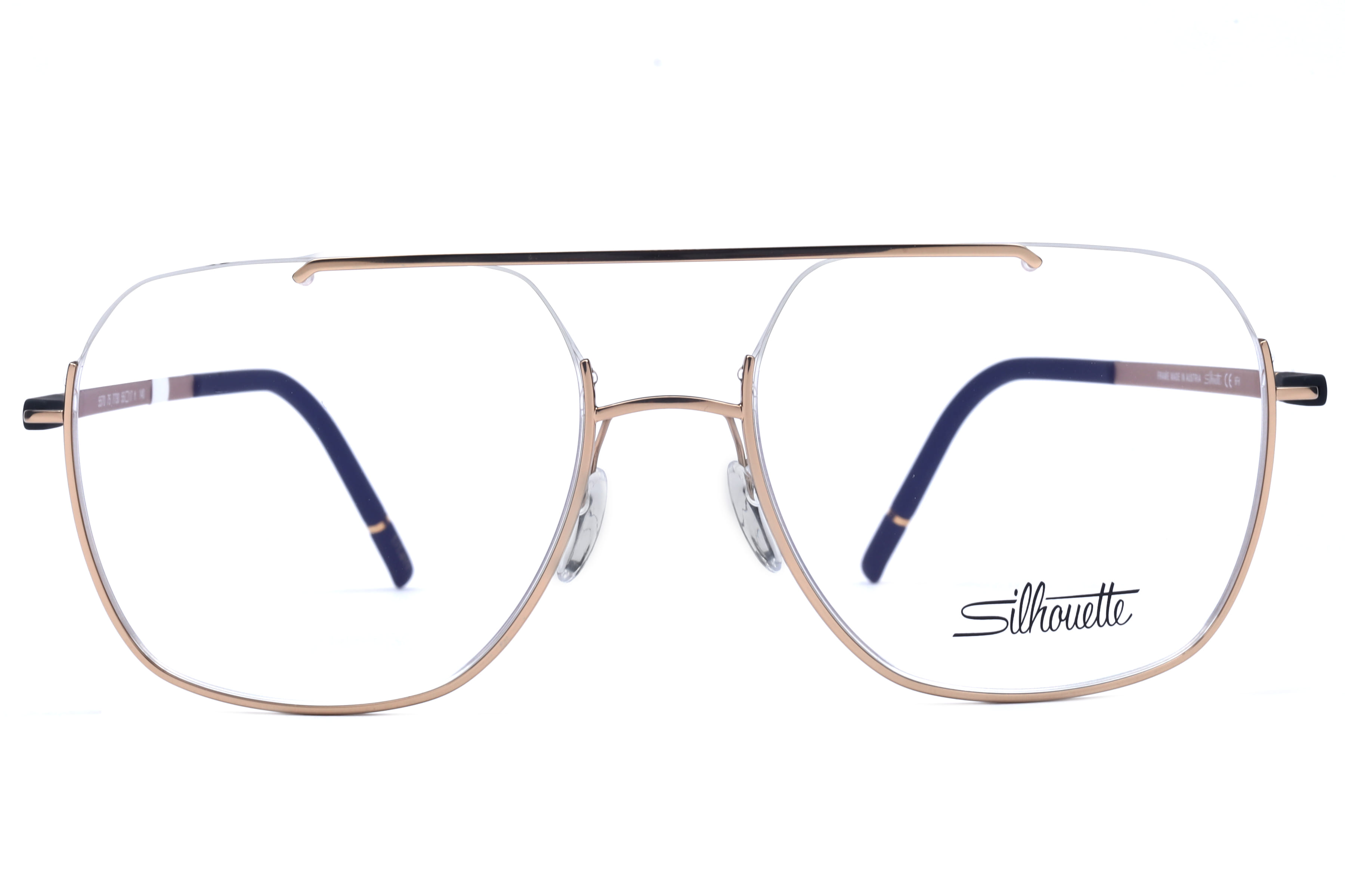 Silhouette 5570 75 Frame Gold Male Supra Titanium — Gold frame