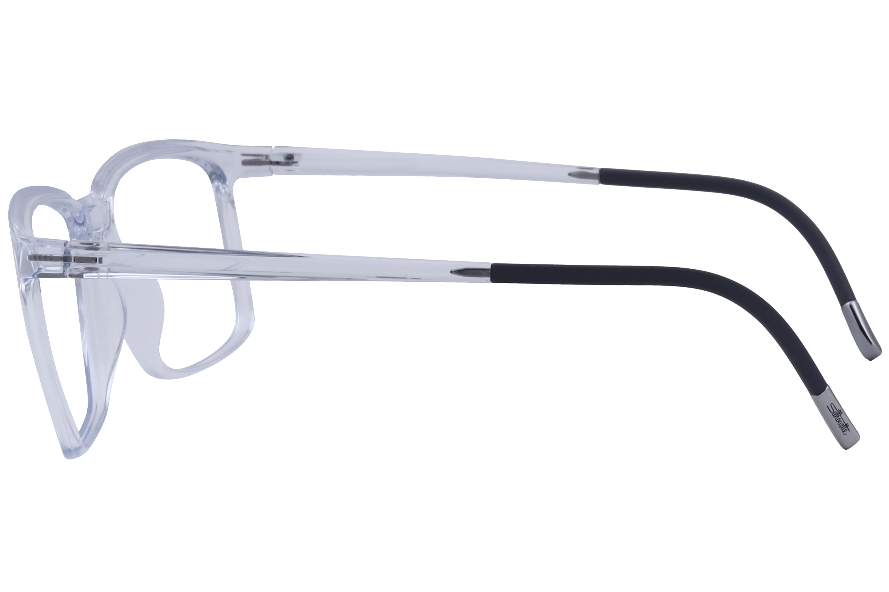 Silhouette SPX 2928/75 Frame Transparent Male Full Shell Frame — Transparent frame — view 6