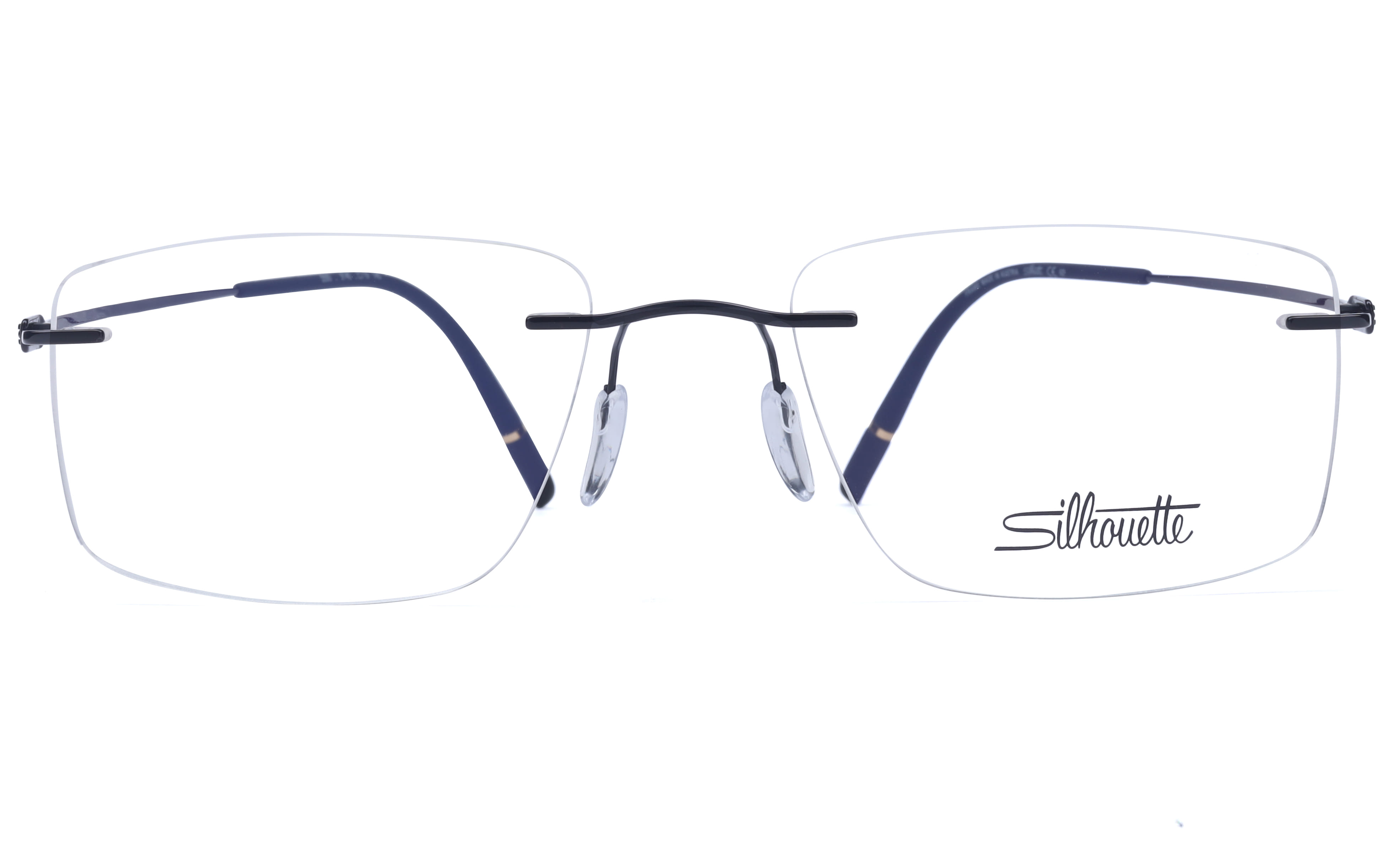 Silhouette 5593 Frame Black Male RimLess Titanium Frame — Black frame — view 2