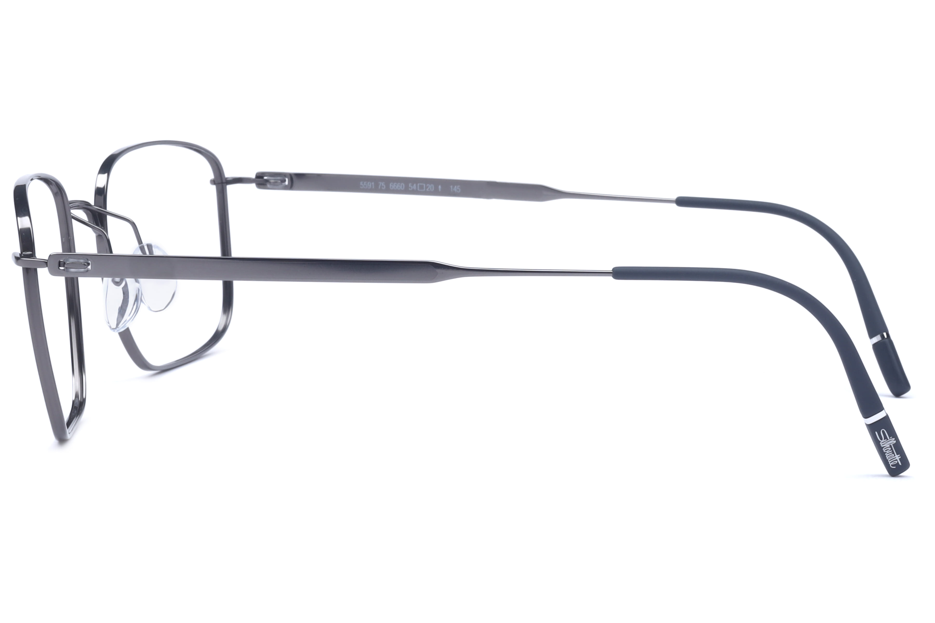SIL SPX 5591 75 6660 PURE VISIONARY Frame — Gun Metal frame — view 3