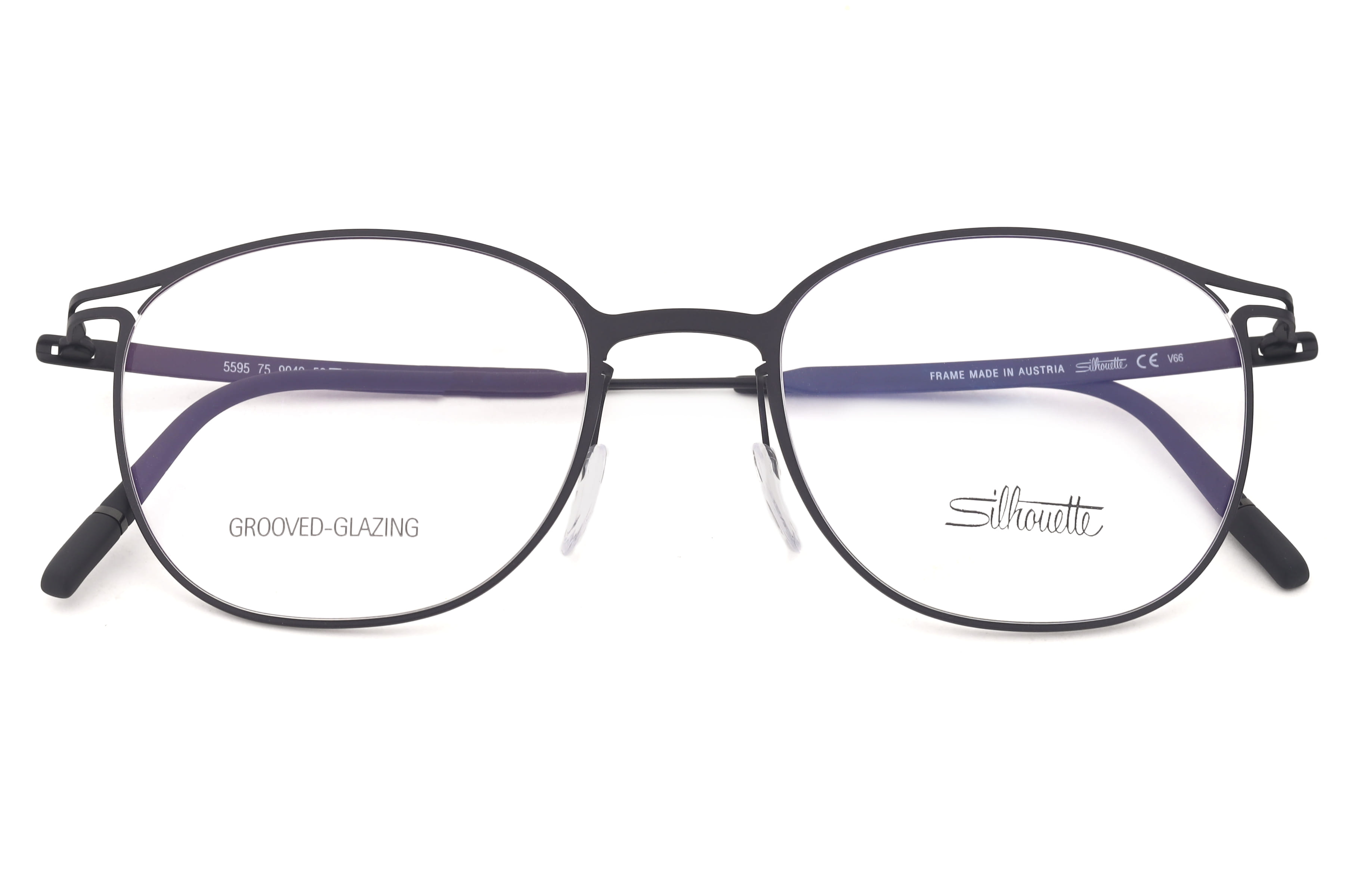 SIL SPX 5595 75 9040 TITANIUM REFRAMED Frame — Black frame — view 4