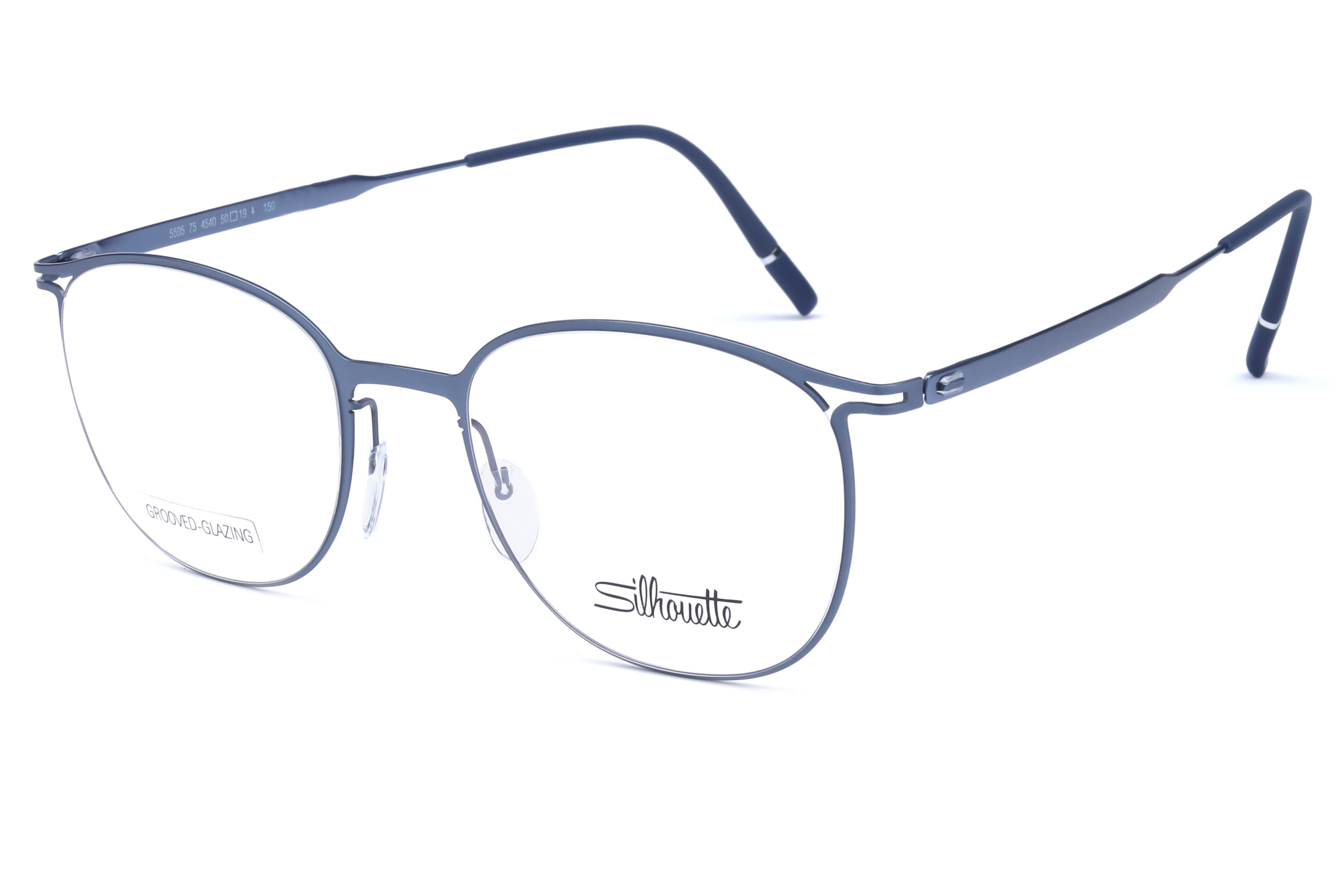 SIL SPX 5595 75 4540 TITANIUM REFRAMED Frame — Blue frame — view 1