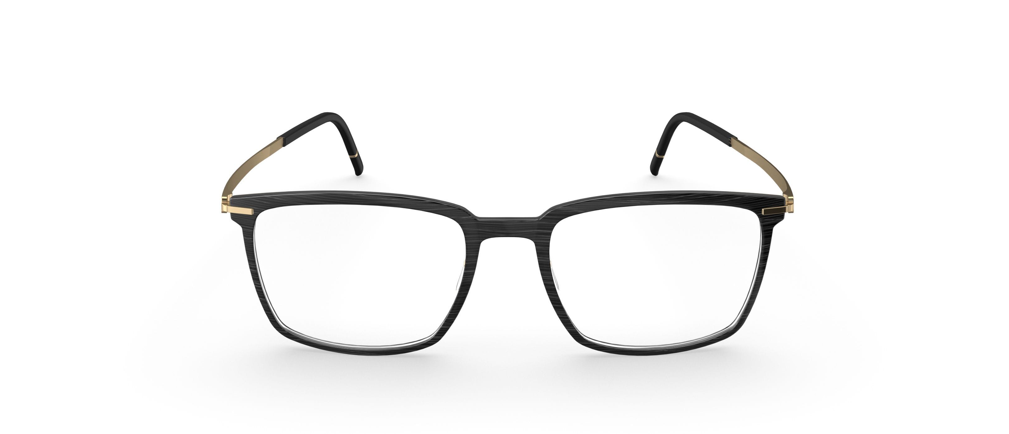 Silhouette 2950 Frame Blue Male Full Gold Plated
