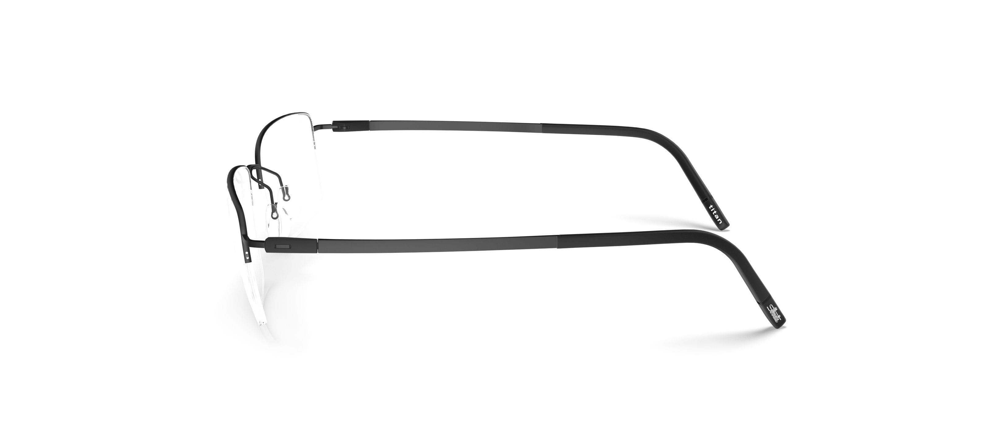 Silhouette 5571 Frame Matt Black Male Supra Titanium Frame — Matt Black frame — view 3