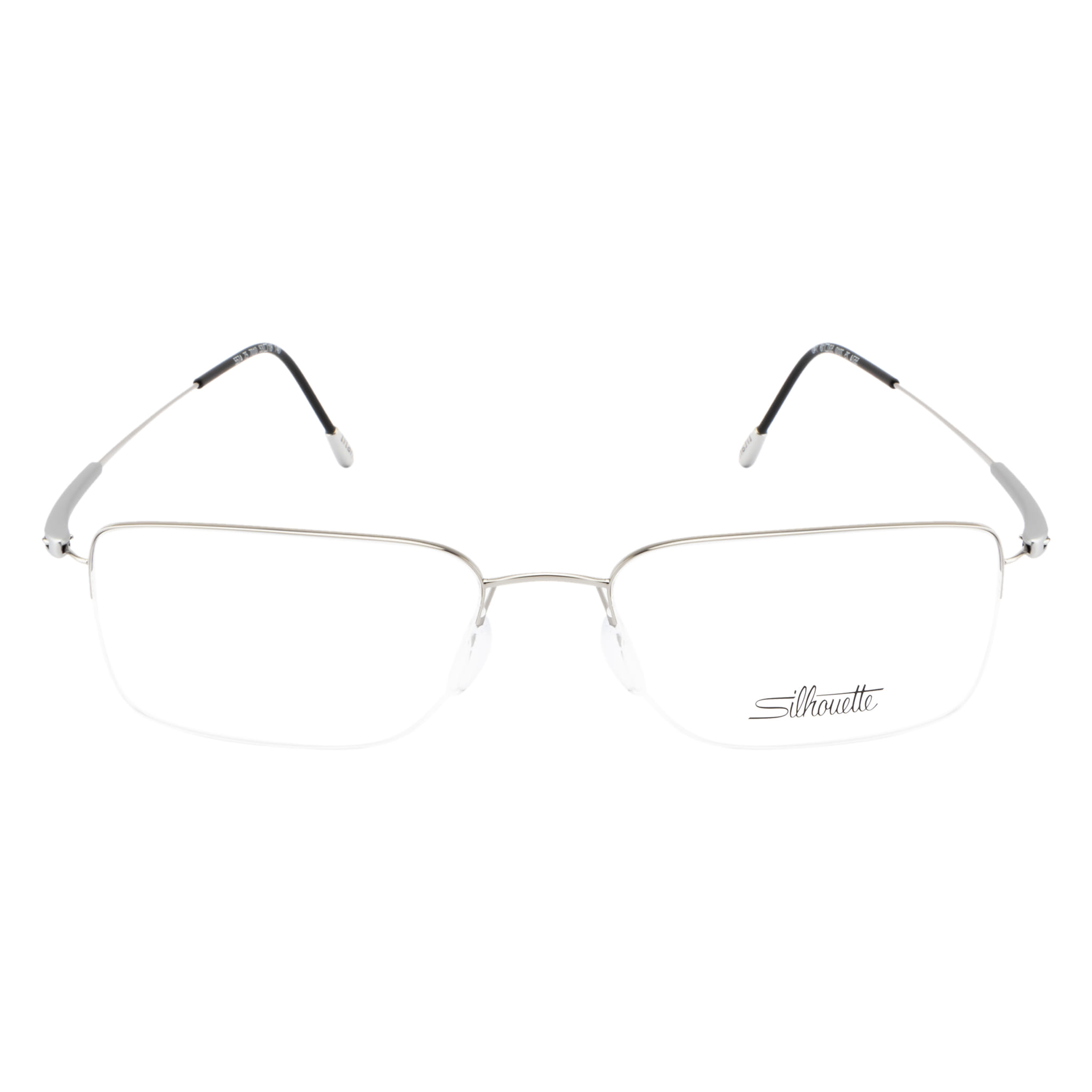 Silhouette 5574 Frame Silver Male Supra Titanium Frame — Silver frame — view 2