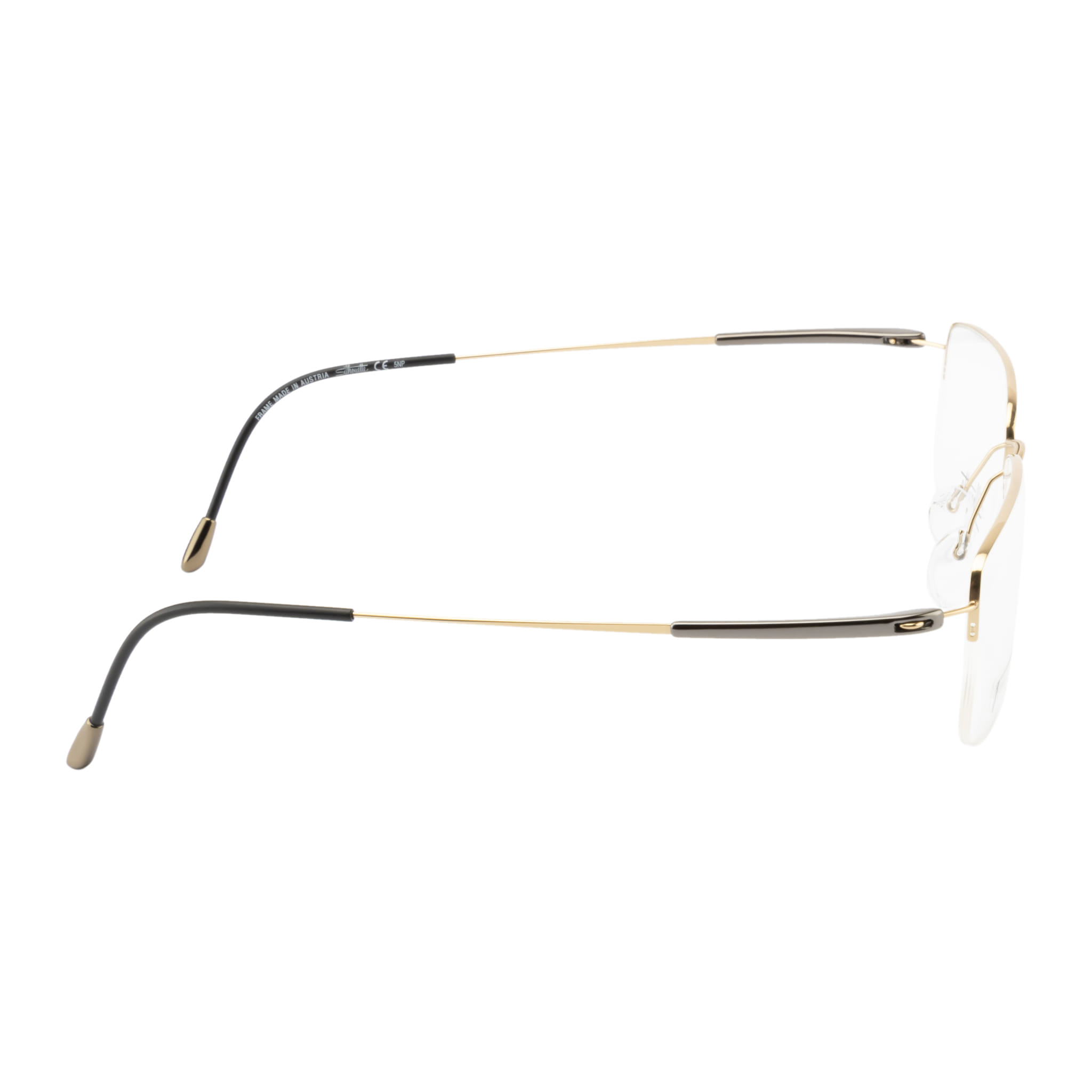 Silhouette 5574 Frame Gold Male Supra Titanium Frame — Gold frame — view 3