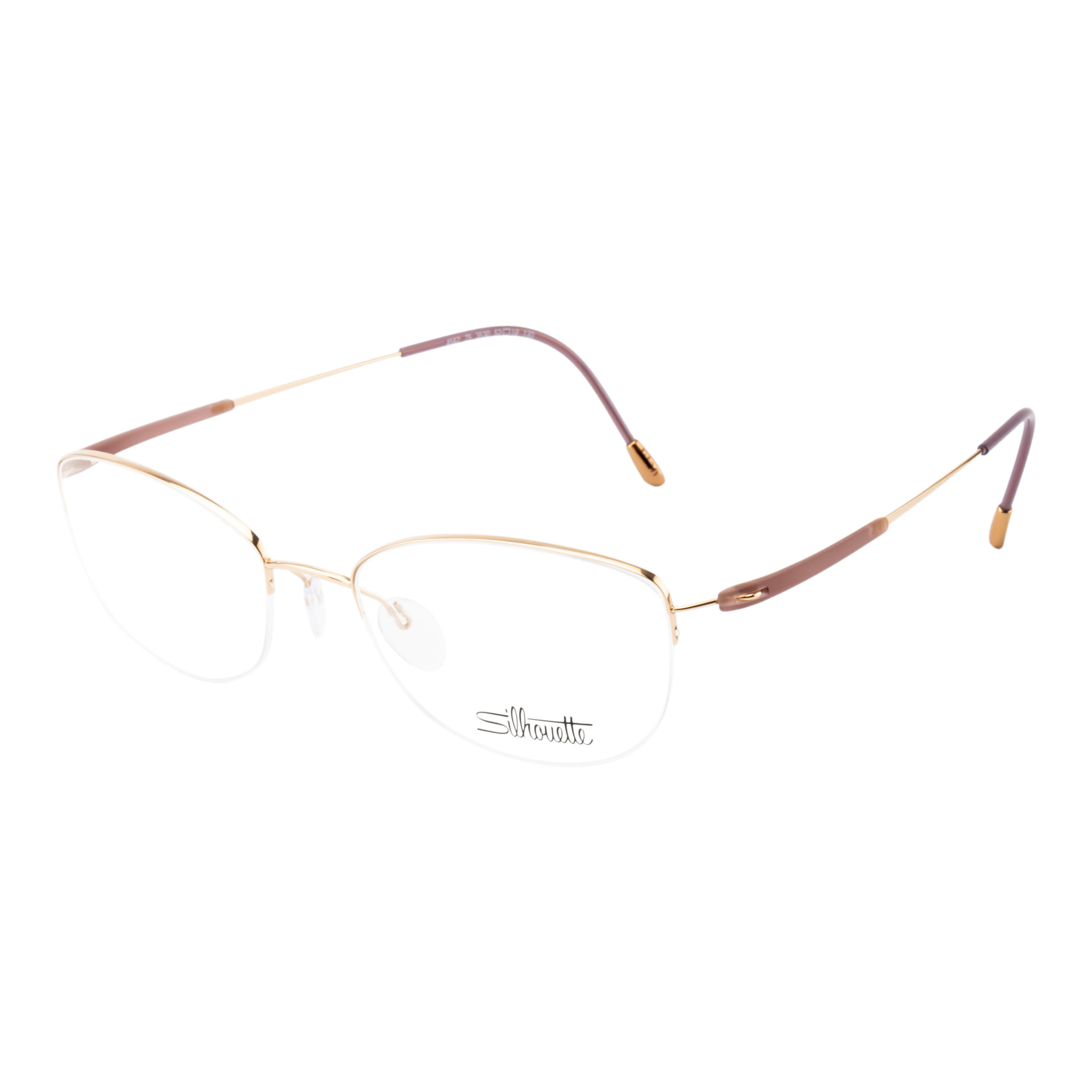 Silhouette 4567 Frame Gold Female Supra Titanium Frame — Gold frame — view 1