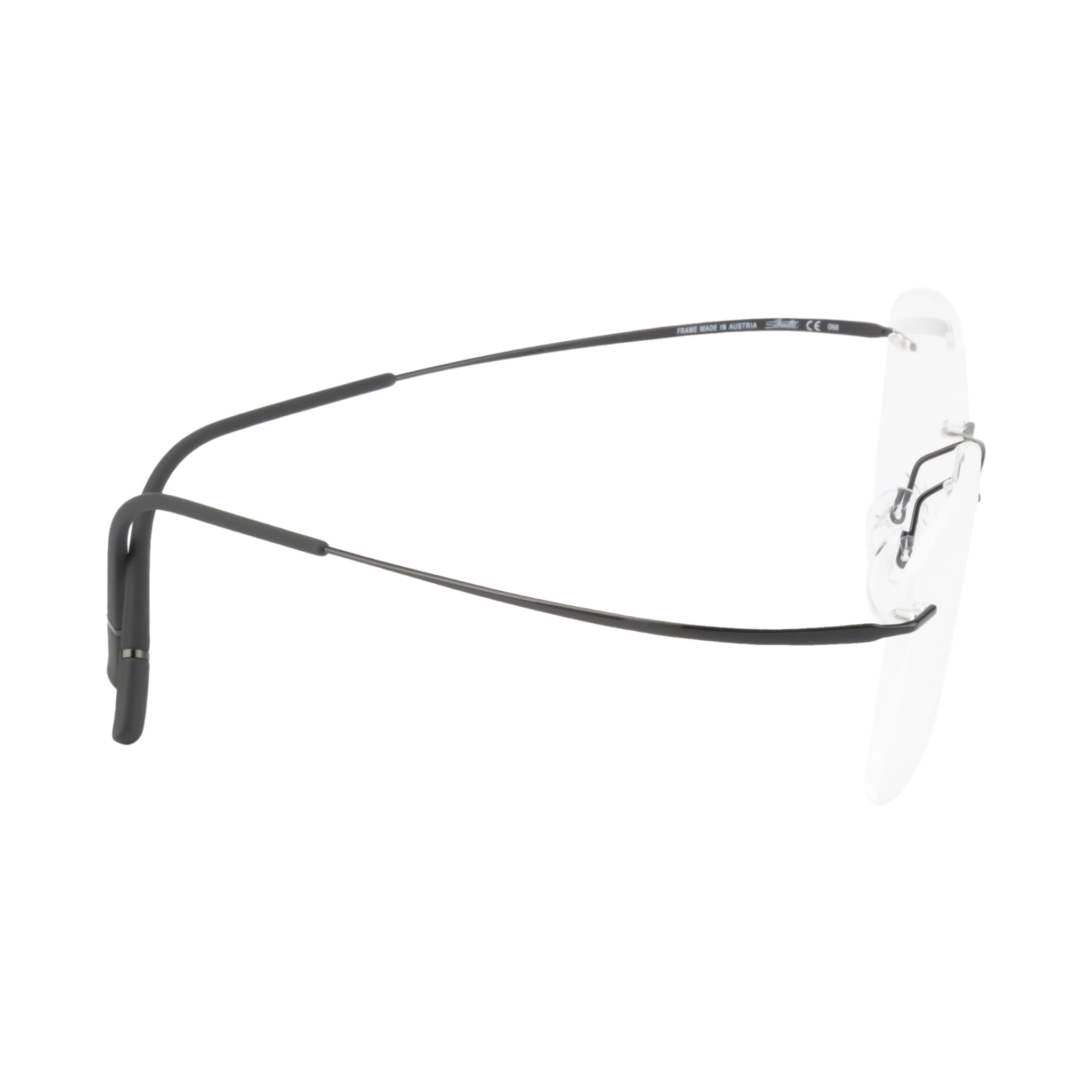 Silhouette 5599 Frame Gun Metal Unisex RimLess Titanium Frame — Gun Metal frame — view 2