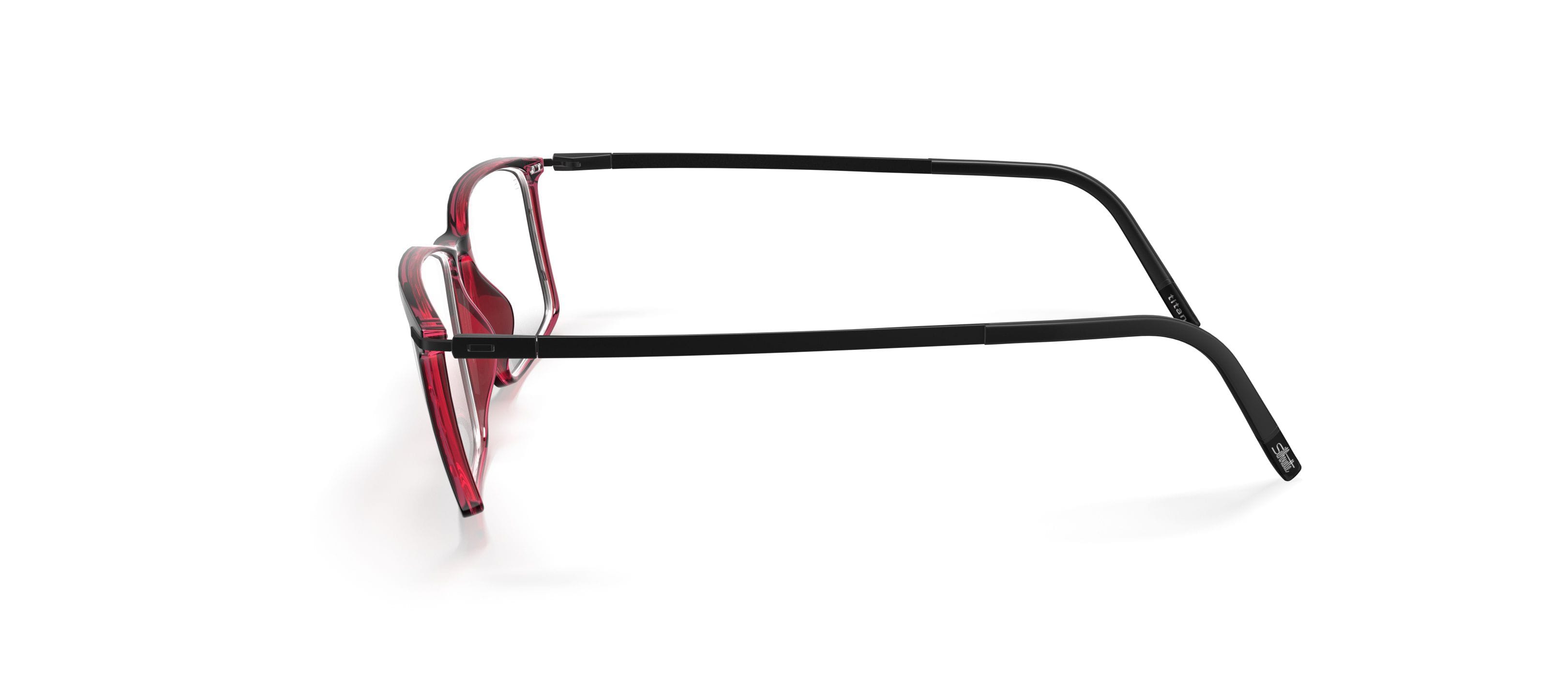 Silhouette 2965 Frame Red Unisex Full Titanium Frame — Red frame — view 3
