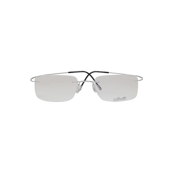 Silhouette 7611 Frame Silver Male RimLess Titanium — Silver frame