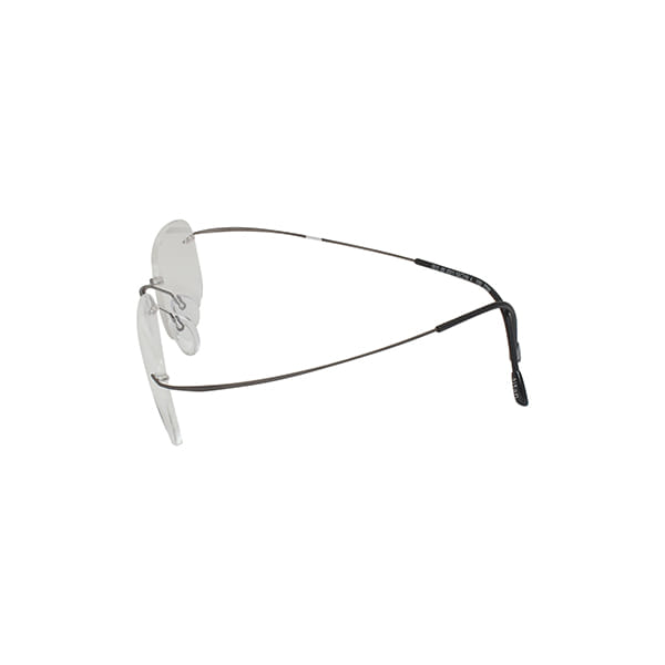 Silhouette - Frame Grey Male RimLess Titanium Frame — view 3