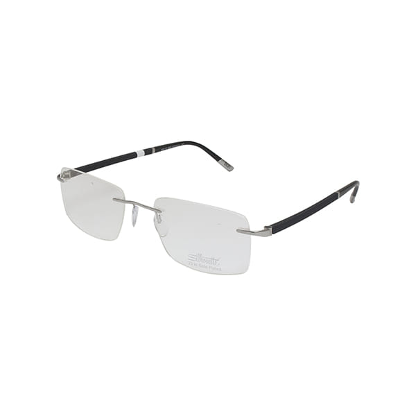 Silhouette 5421 Frame Grey Male RimLess Shell Frame — Grey frame — view 1