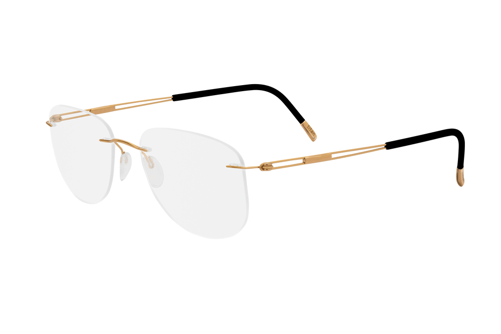 Silhouette 5521/EX Frame Gold Unisex Full Titanium — Gold frame
