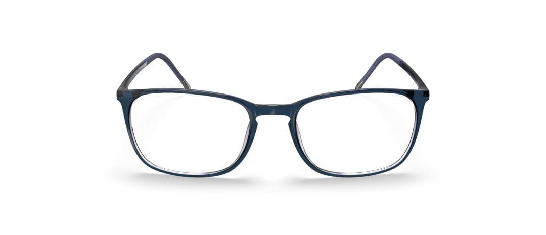 Silhouette 2943 Frame Transparent Blue Male Full Shell Frame — view 2