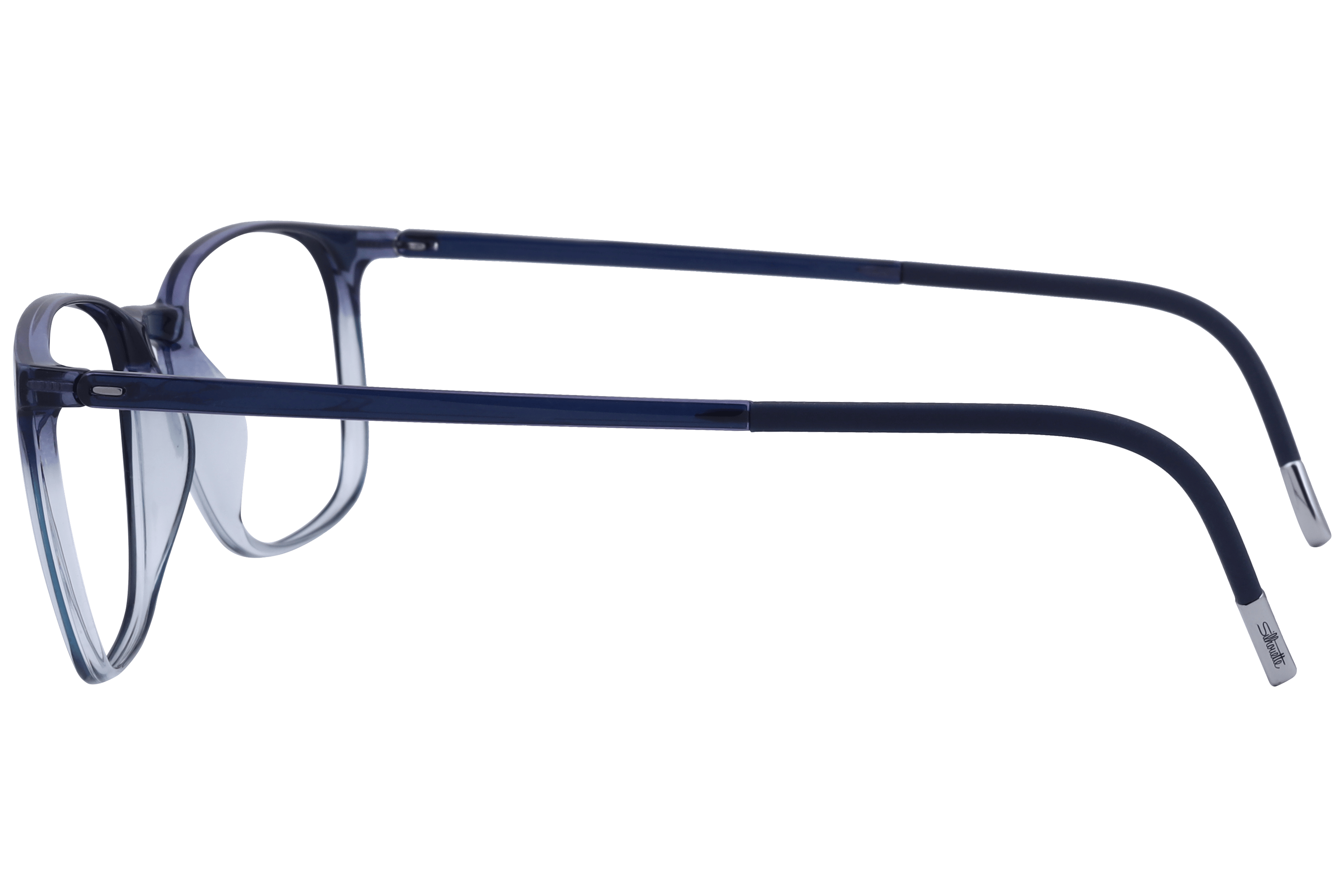 Silhouette 2943 Frame Transparent Blue Male Full Shell Frame — view 6