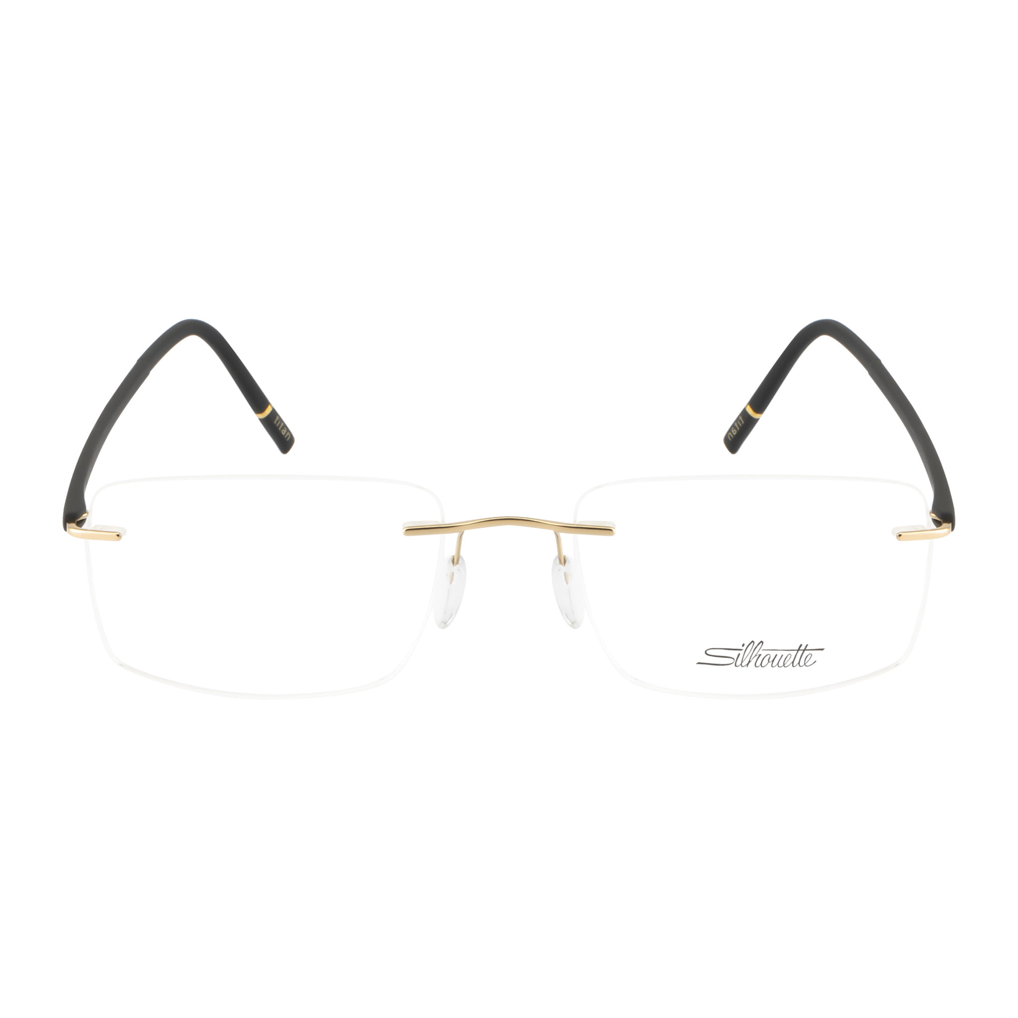Silhouette 5567 Frame Gold Male RimLess Shell — Gold frame