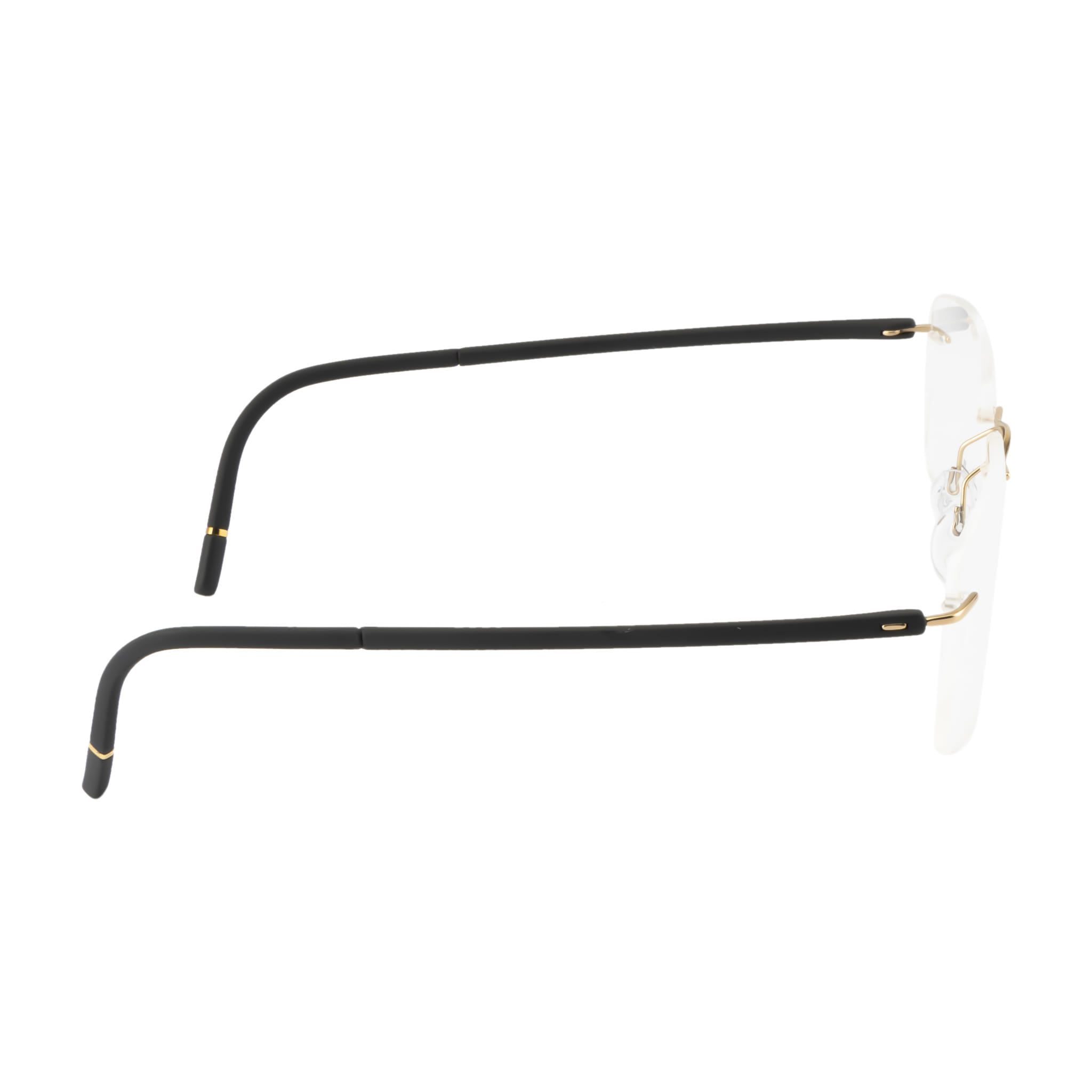 Silhouette 5567 Frame Gold Male RimLess Shell Frame — Gold frame — view 3