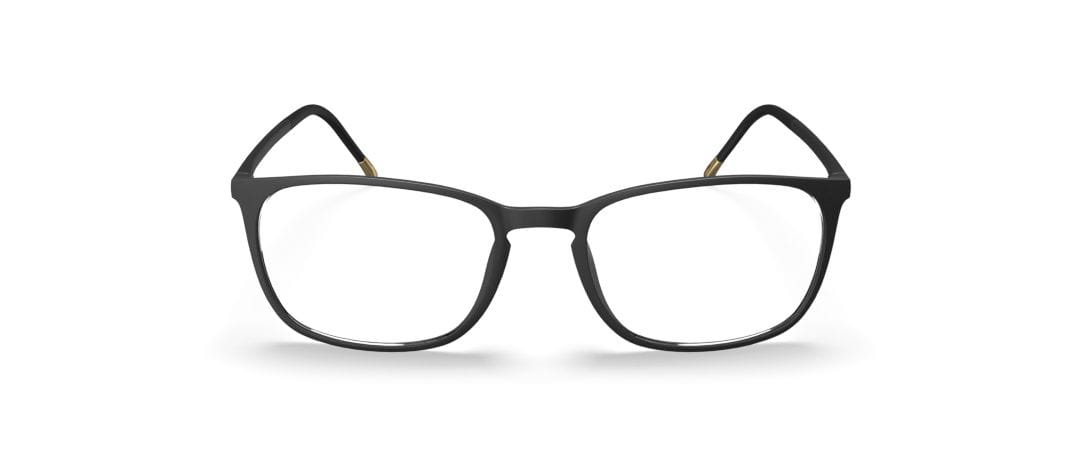 Silhouette 2943 Frame Matt Black Male Full Shell Frame — Matt Black frame — view 2