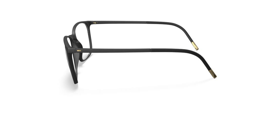 Silhouette 2943 Frame Matt Black Male Full Shell Frame — Matt Black frame — view 3