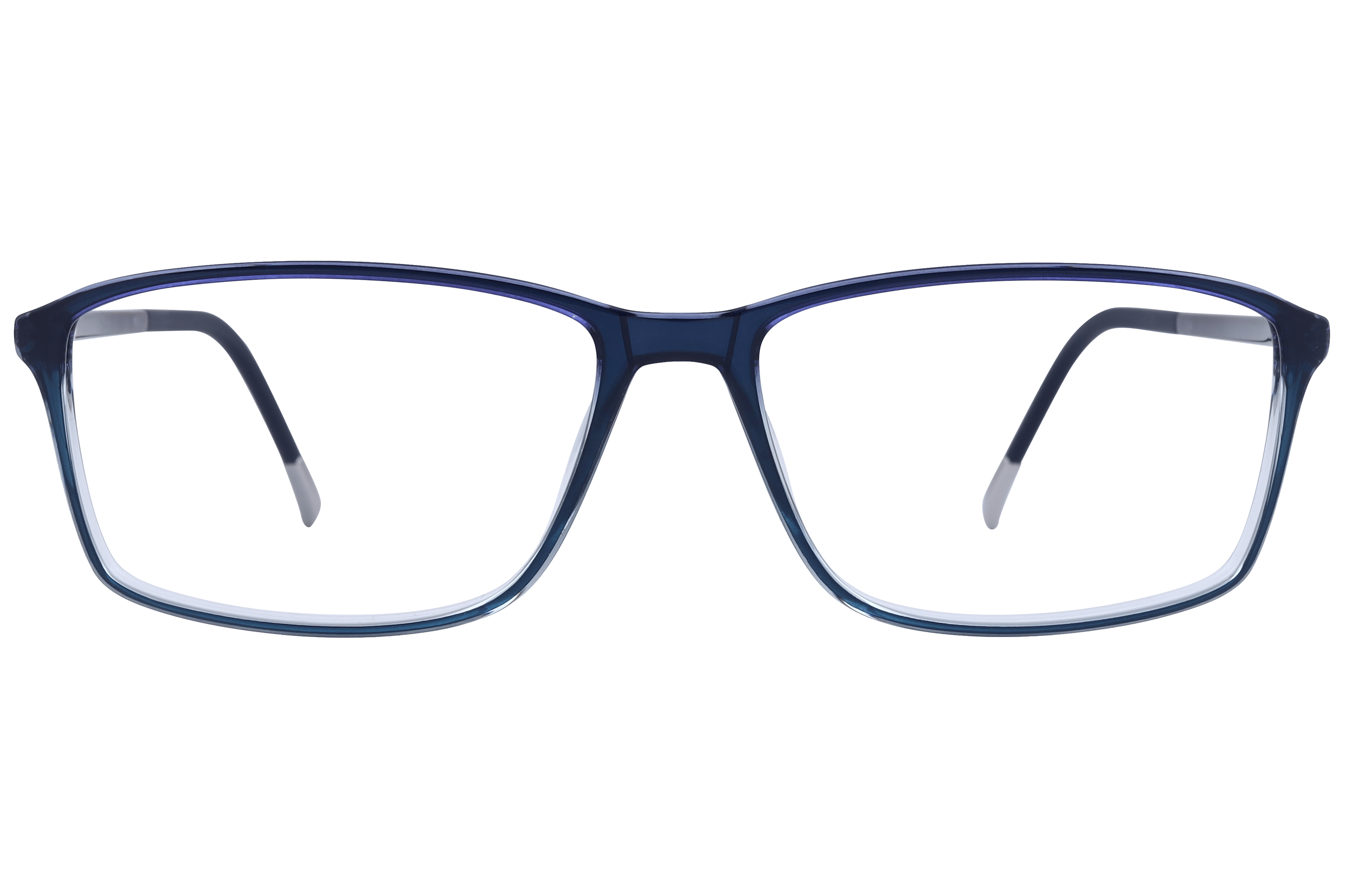 Silhouette 2942 Frame Transparent Blue Male Full Shell Frame — Transparent Blue frame — view 2