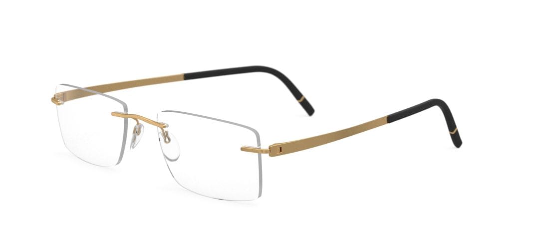 Silhouette 5529 Frame Gold Male RimLess Titanium — Gold frame