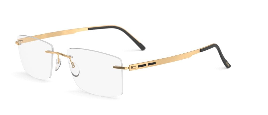 Silhouette 5537 Frame Gold Male RimLess Metal — Gold frame