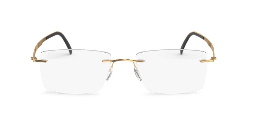 Silhouette 5537 Frame Gold Male RimLess Metal Frame — Gold frame — view 2